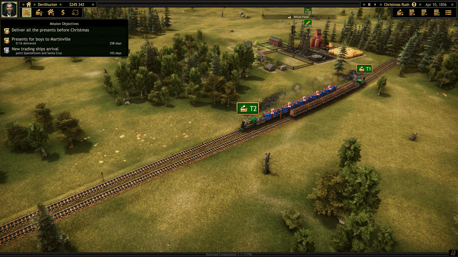 Railroad Corporation - Christmas Rush DLC screenshot 1