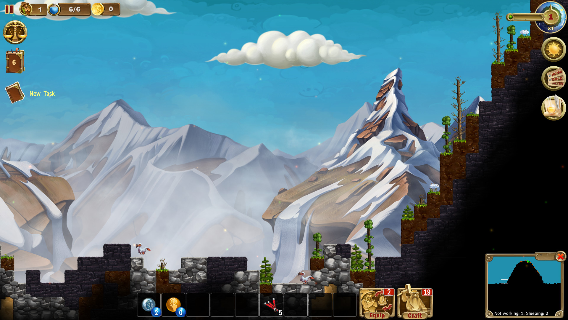 Craft The World - Lonely Mountain screenshot 2