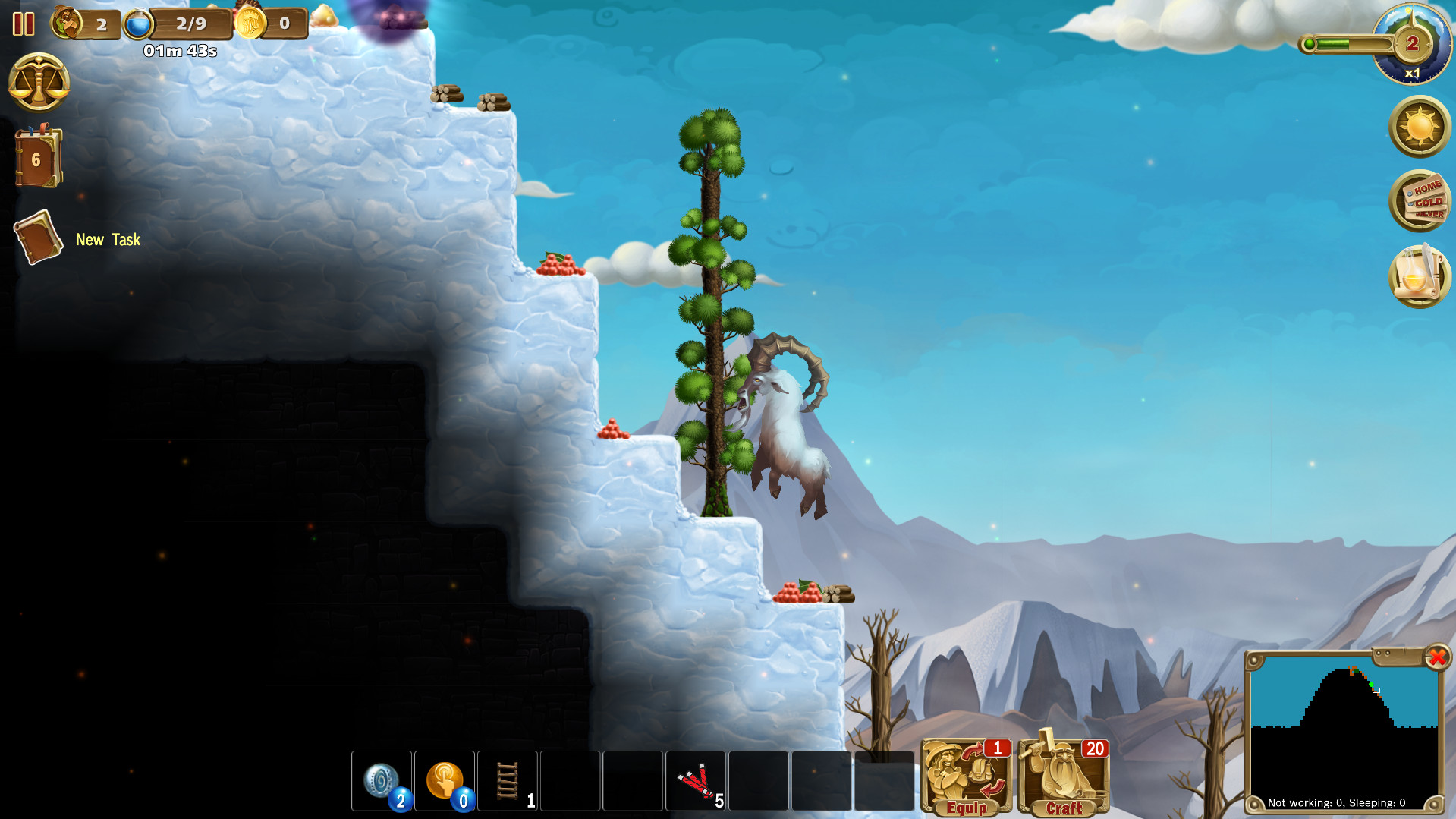 Craft The World - Lonely Mountain screenshot 4