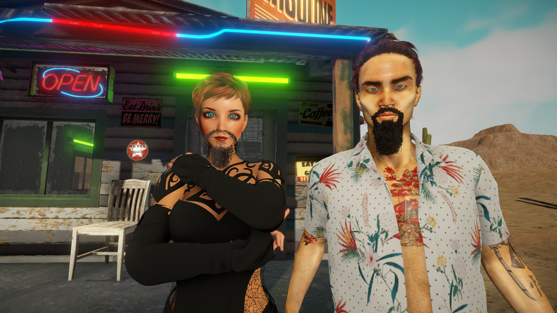 Beards for 3D Visual Novel Maker screenshot 4
