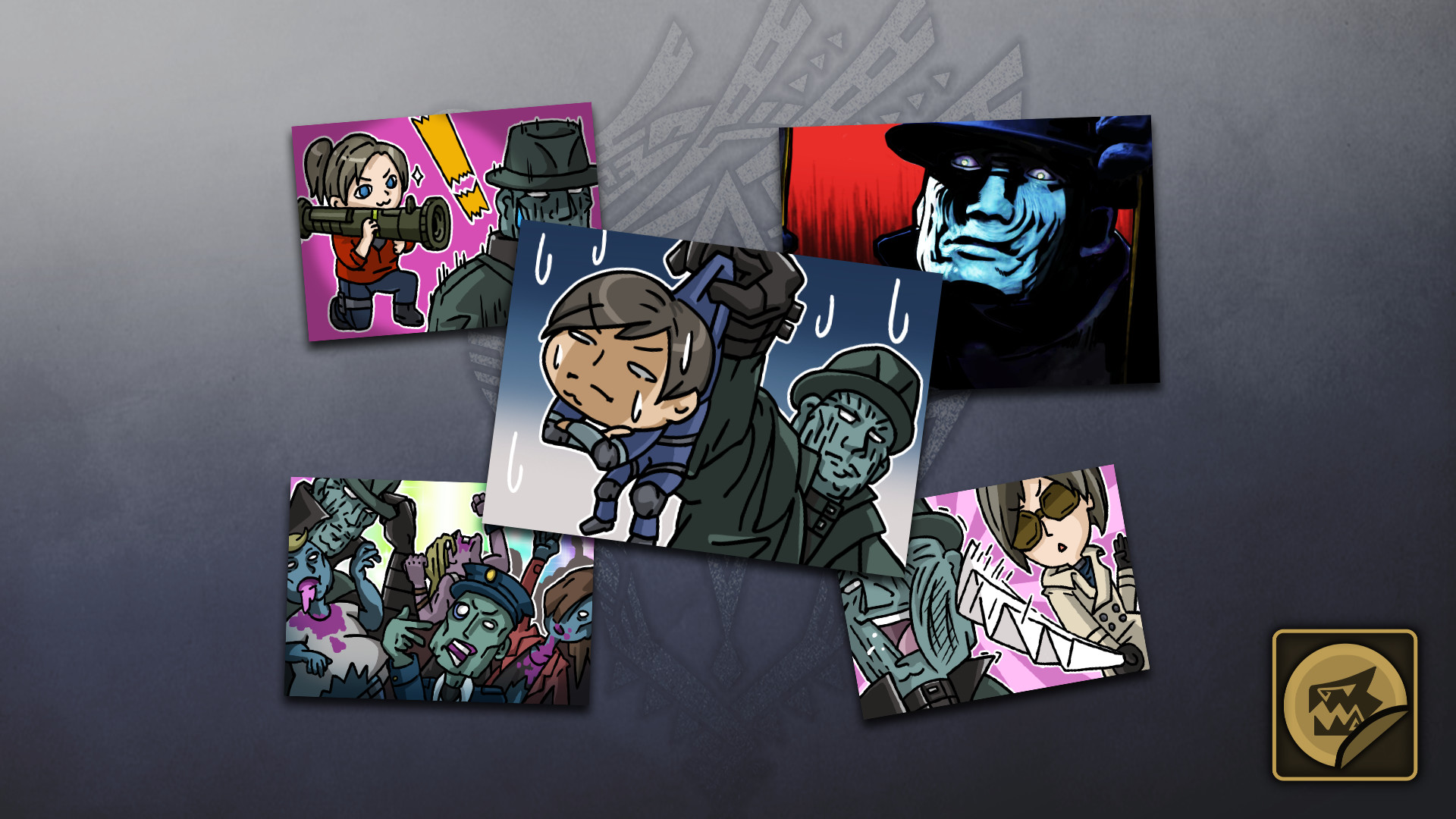 Monster Hunter: World - Sticker Set: Raccoon City Set screenshot 1