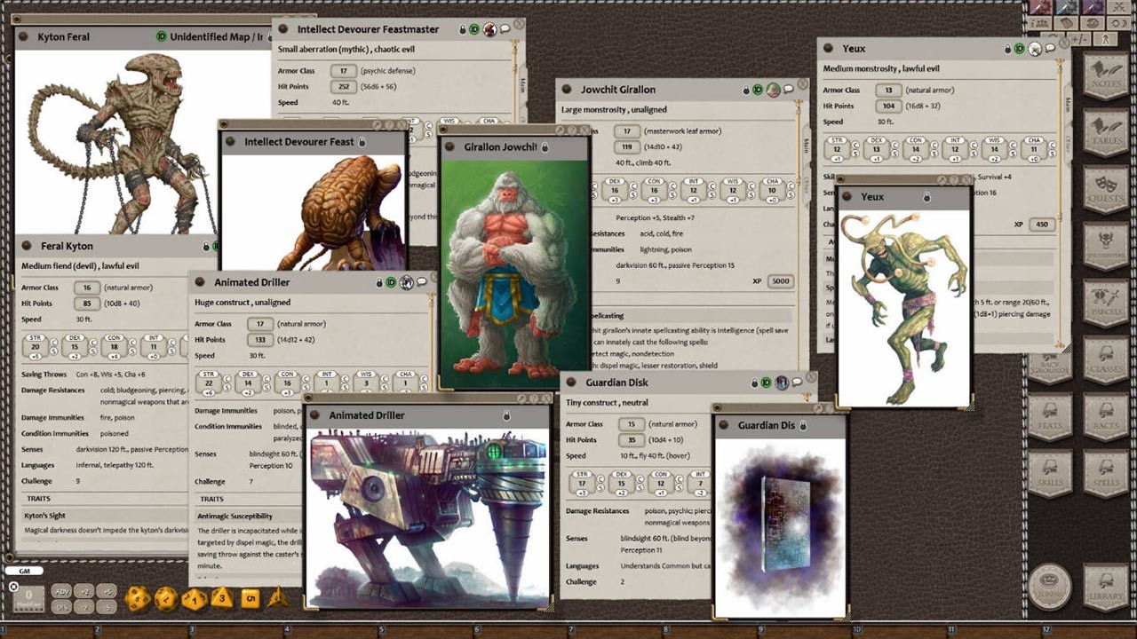 Fantasy Grounds - Alien Bestiary (5E) screenshot 5