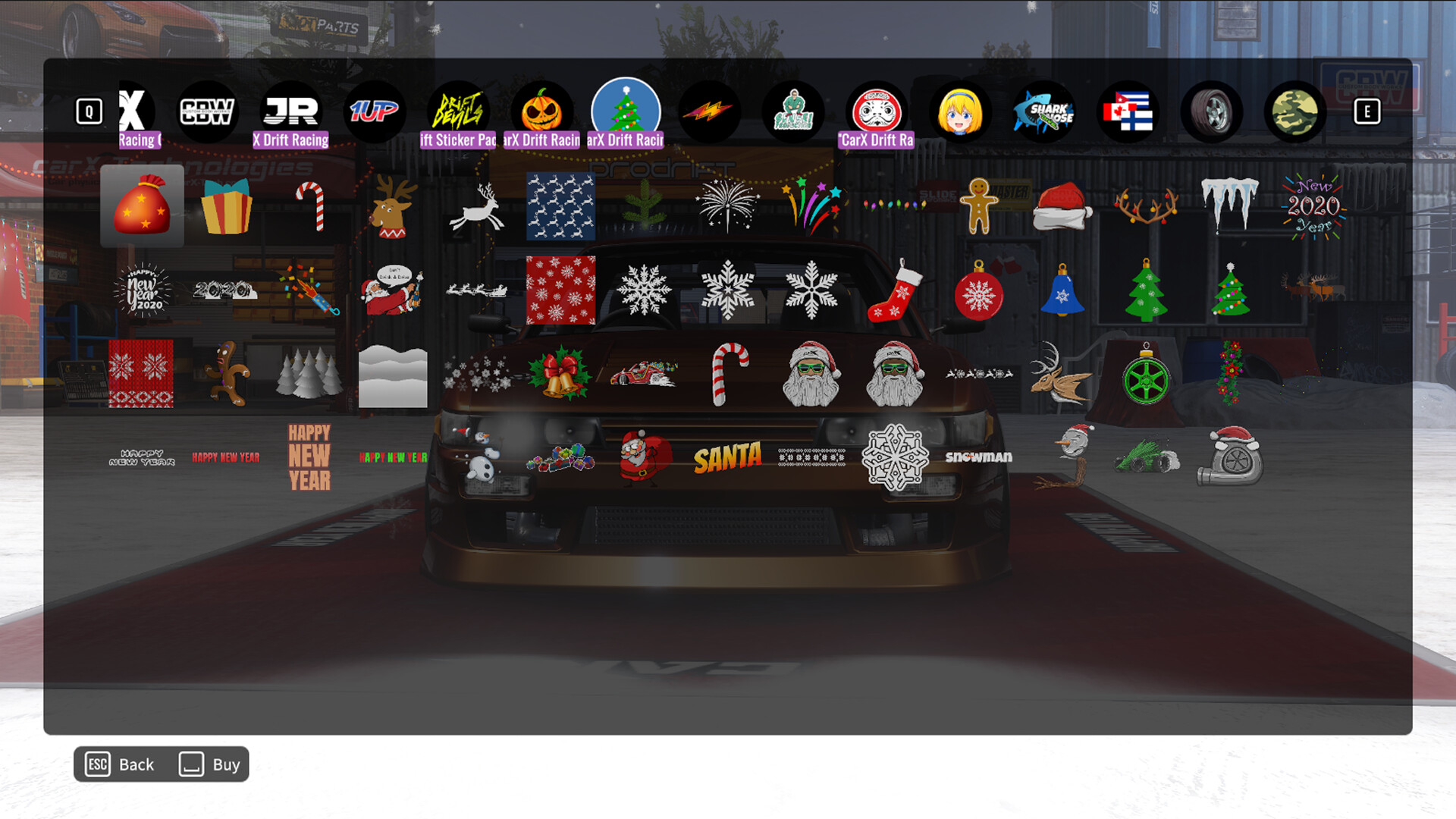 CarX Drift Racing Online - New Year Sticker Pack screenshot 1