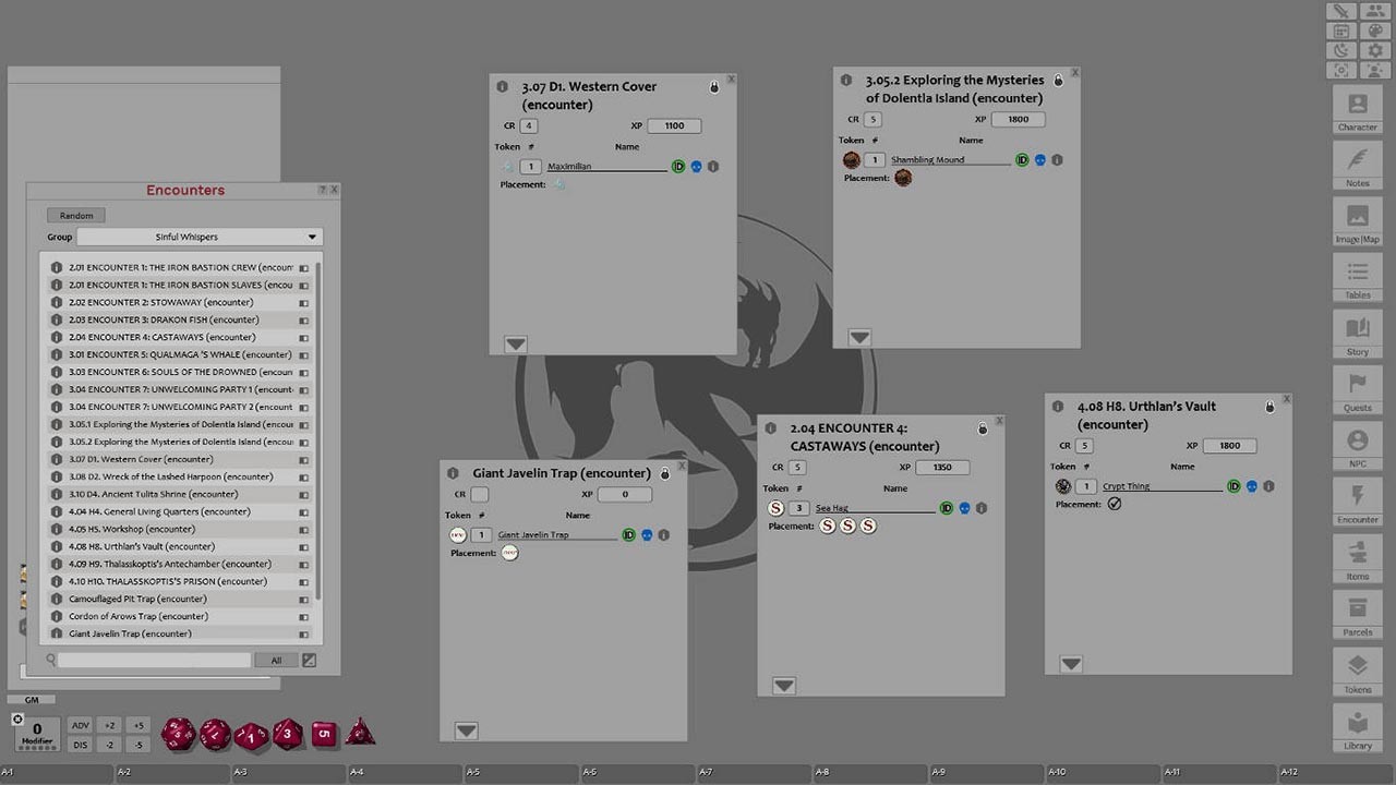 Fantasy Grounds - Sinful Whispers (5E) screenshot 7