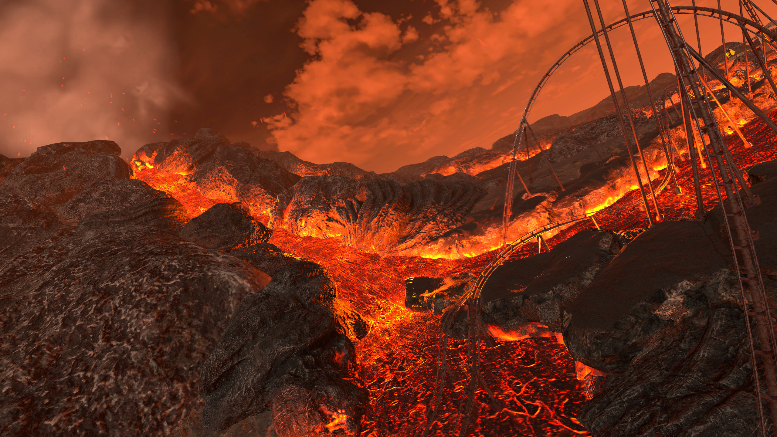 Epic Roller Coasters — Tuwhena Volcano screenshot 4