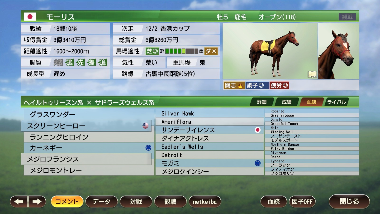 WP9 2020 世界への飛翔 購入権セット 全４頭 screenshot 5