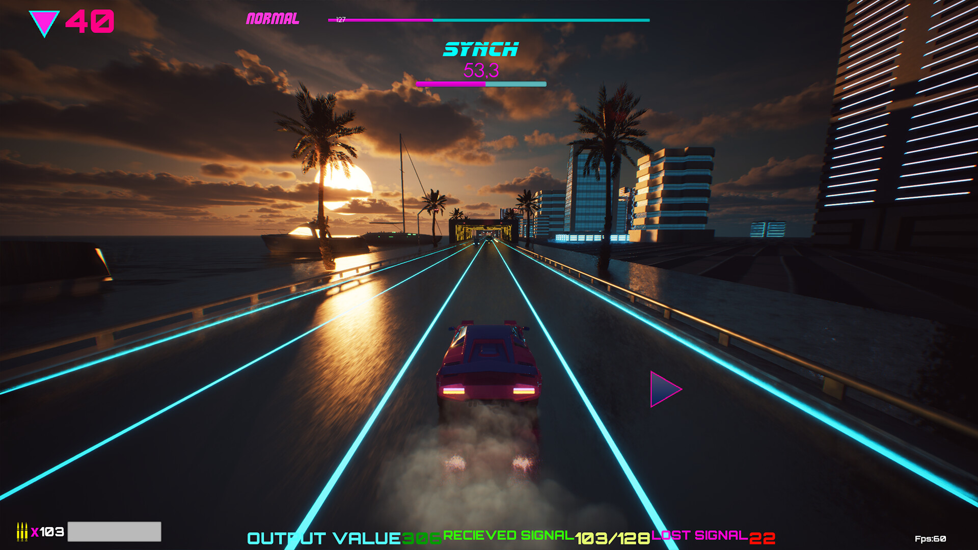 Rhythmic Retro Racer screenshot 10