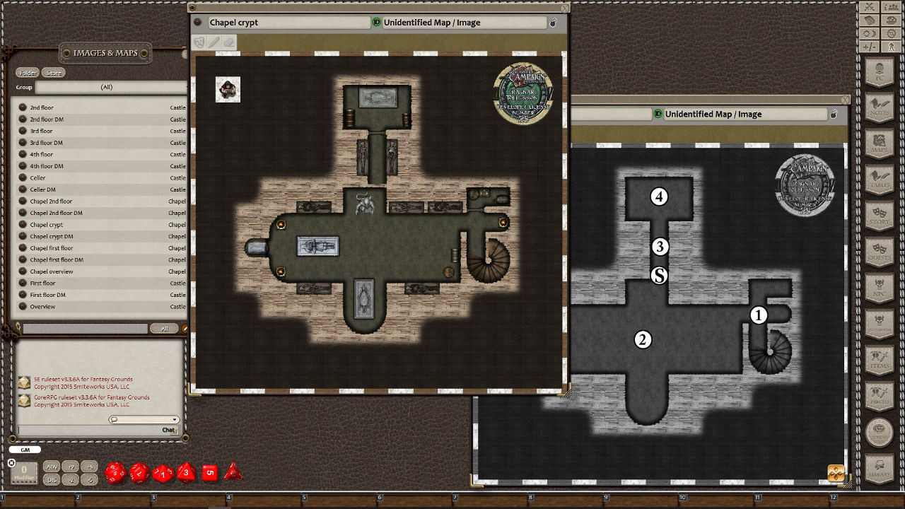 Fantasy Grounds - Winter Castle (Map Pack) screenshot 5