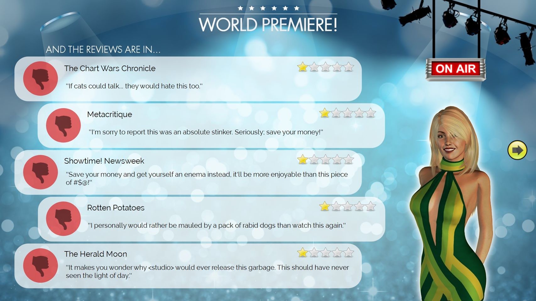 Showtime! 2 screenshot 1