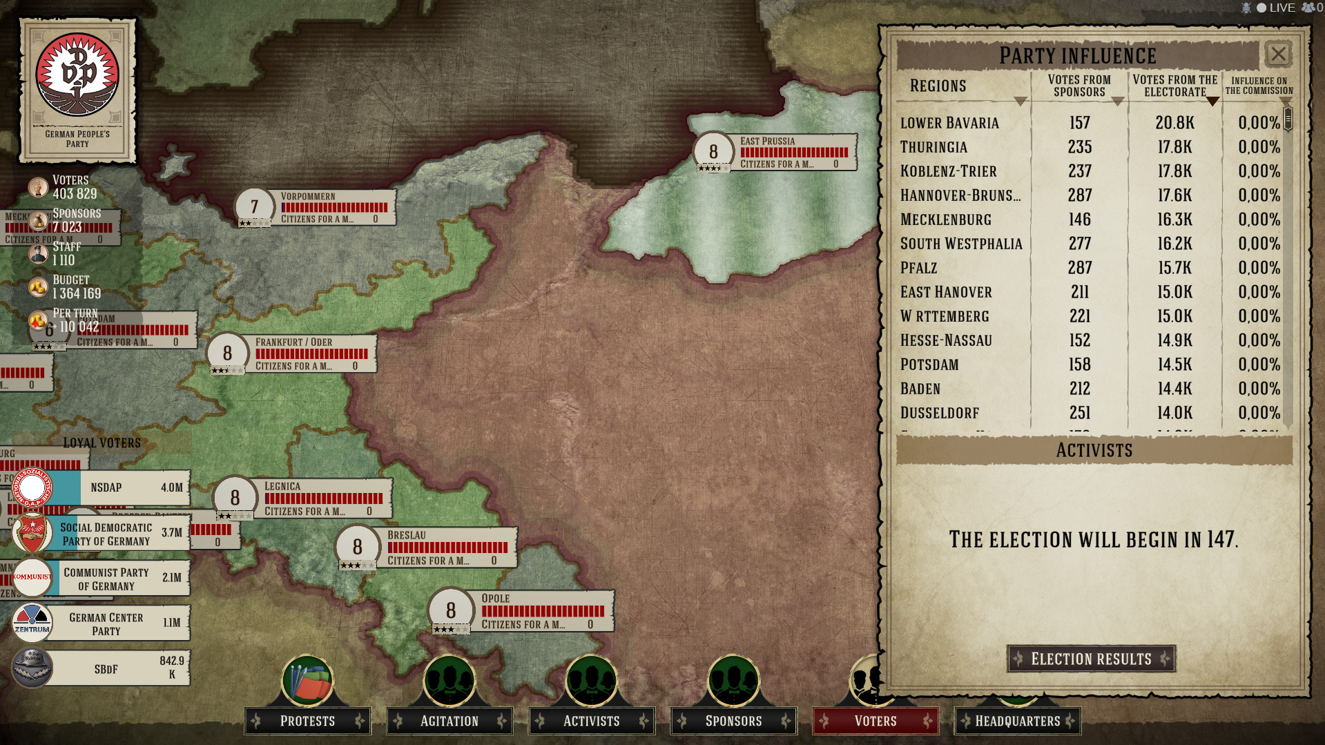 Evil Democracy: 1932 screenshot 1