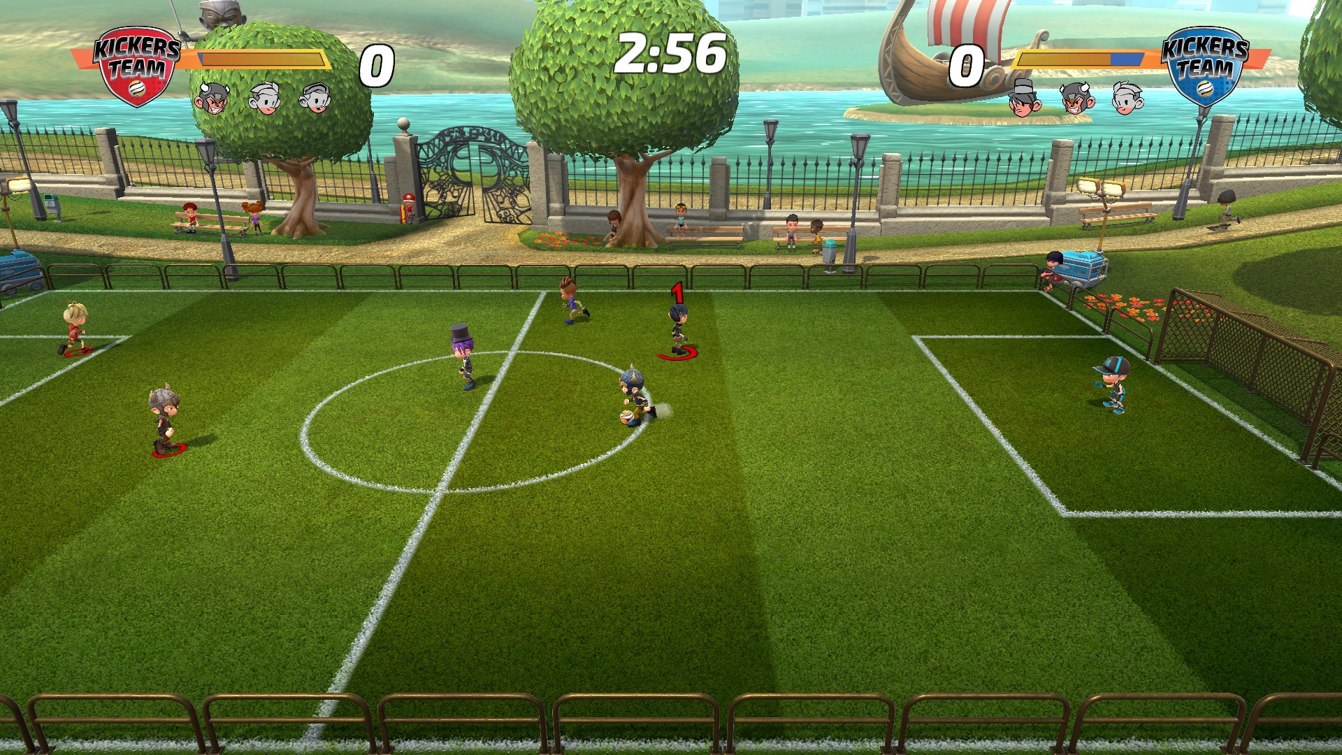 Super Kickers League: Vikings and Valkyries! screenshot 4