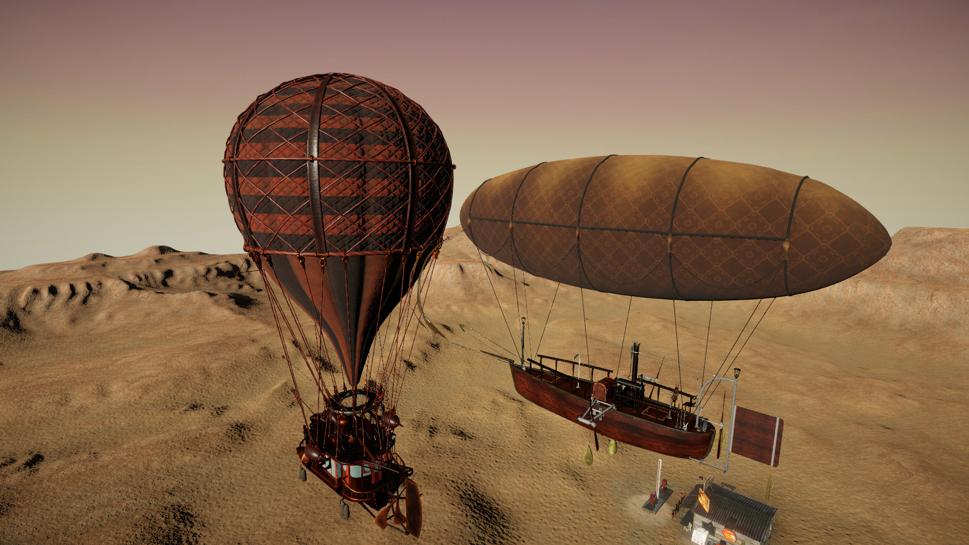 Steampunk for 3D Visual Novel Maker screenshot 1