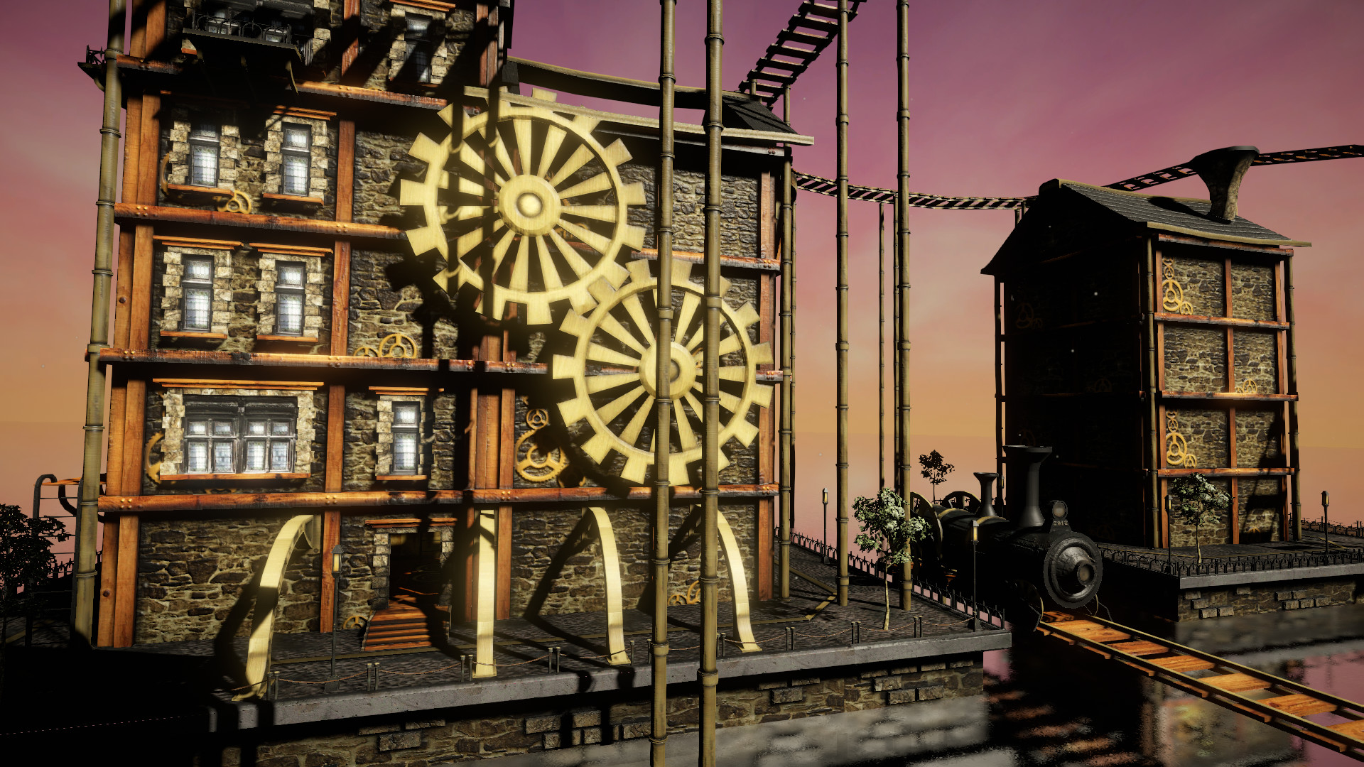 Steampunk for 3D Visual Novel Maker screenshot 6