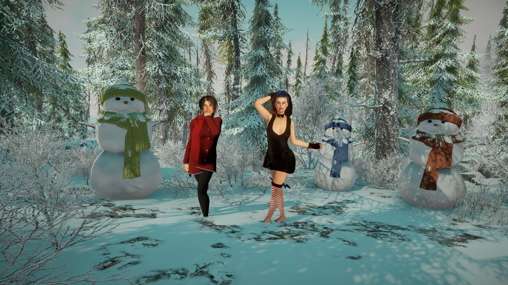 Winter for 3D Visual Novel Maker screenshot 1