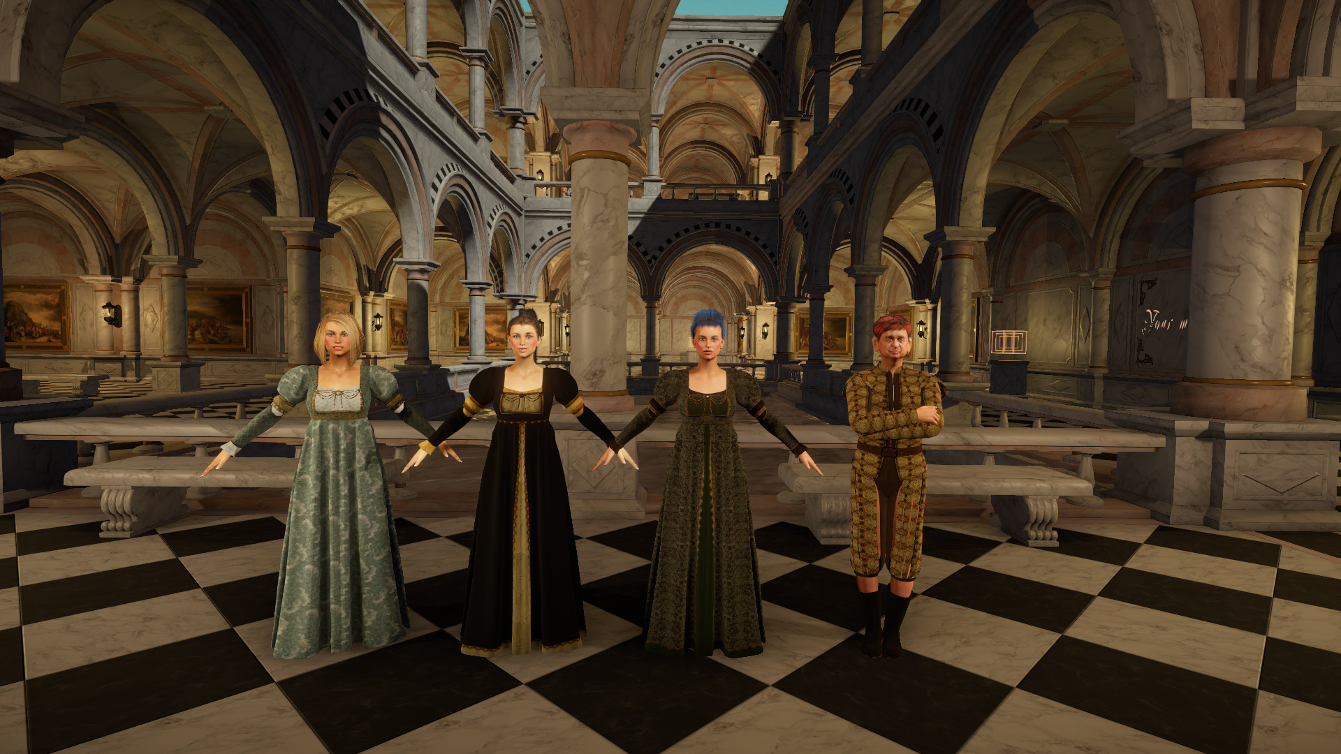 Renaissance for 3D Visual Novel Maker screenshot 2