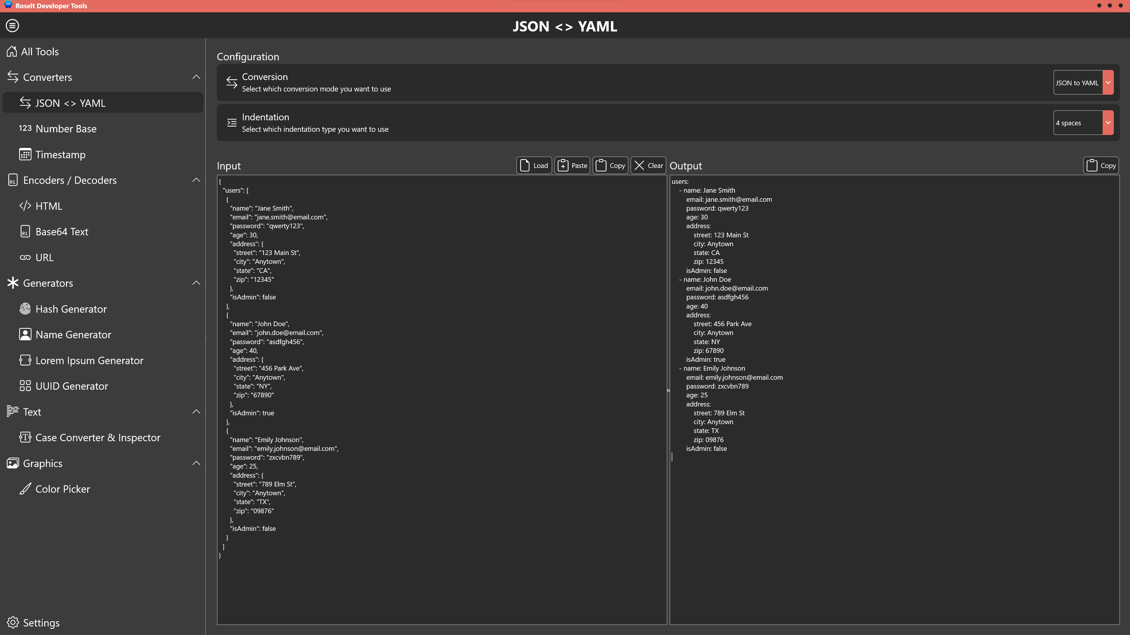 Roselt Developer Tools screenshot 6