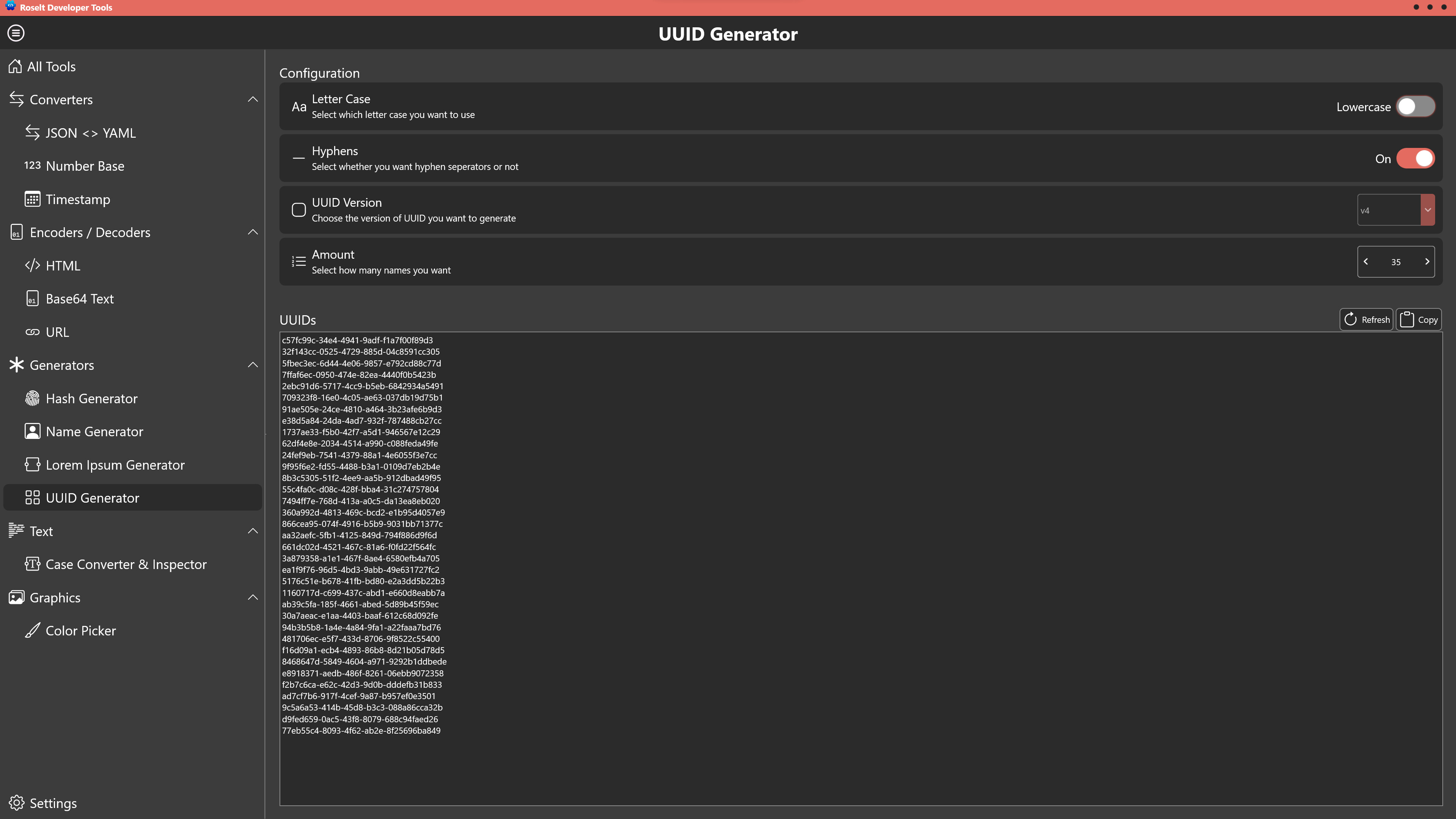 Roselt Developer Tools screenshot 8