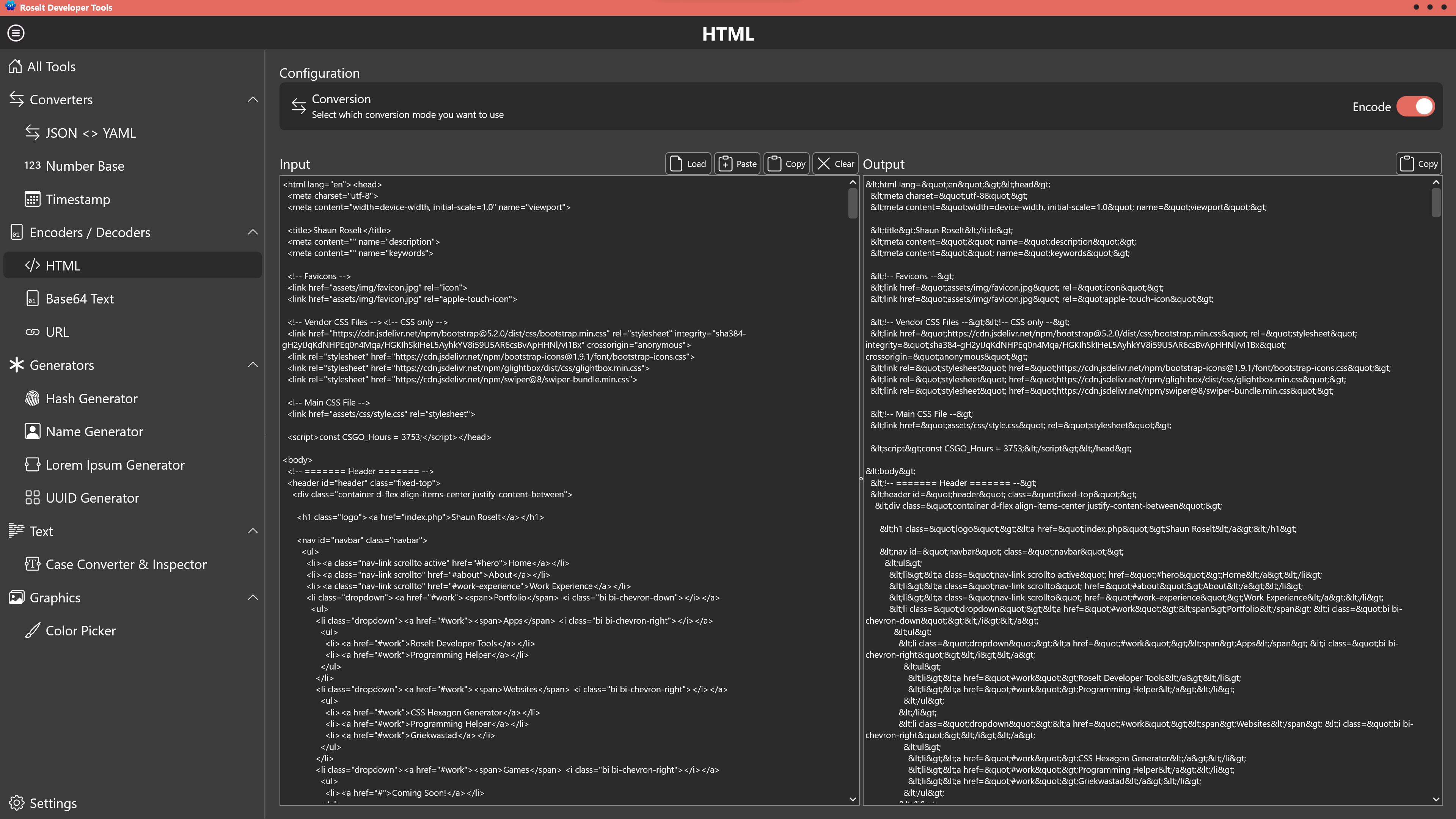Roselt Developer Tools screenshot 12
