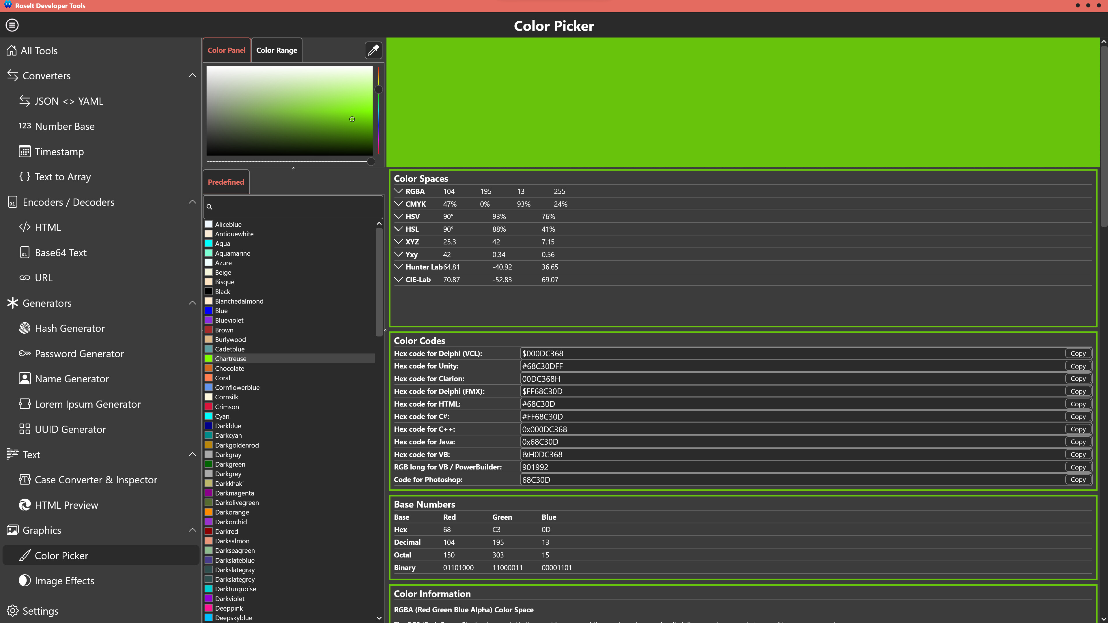Roselt Developer Tools screenshot 7