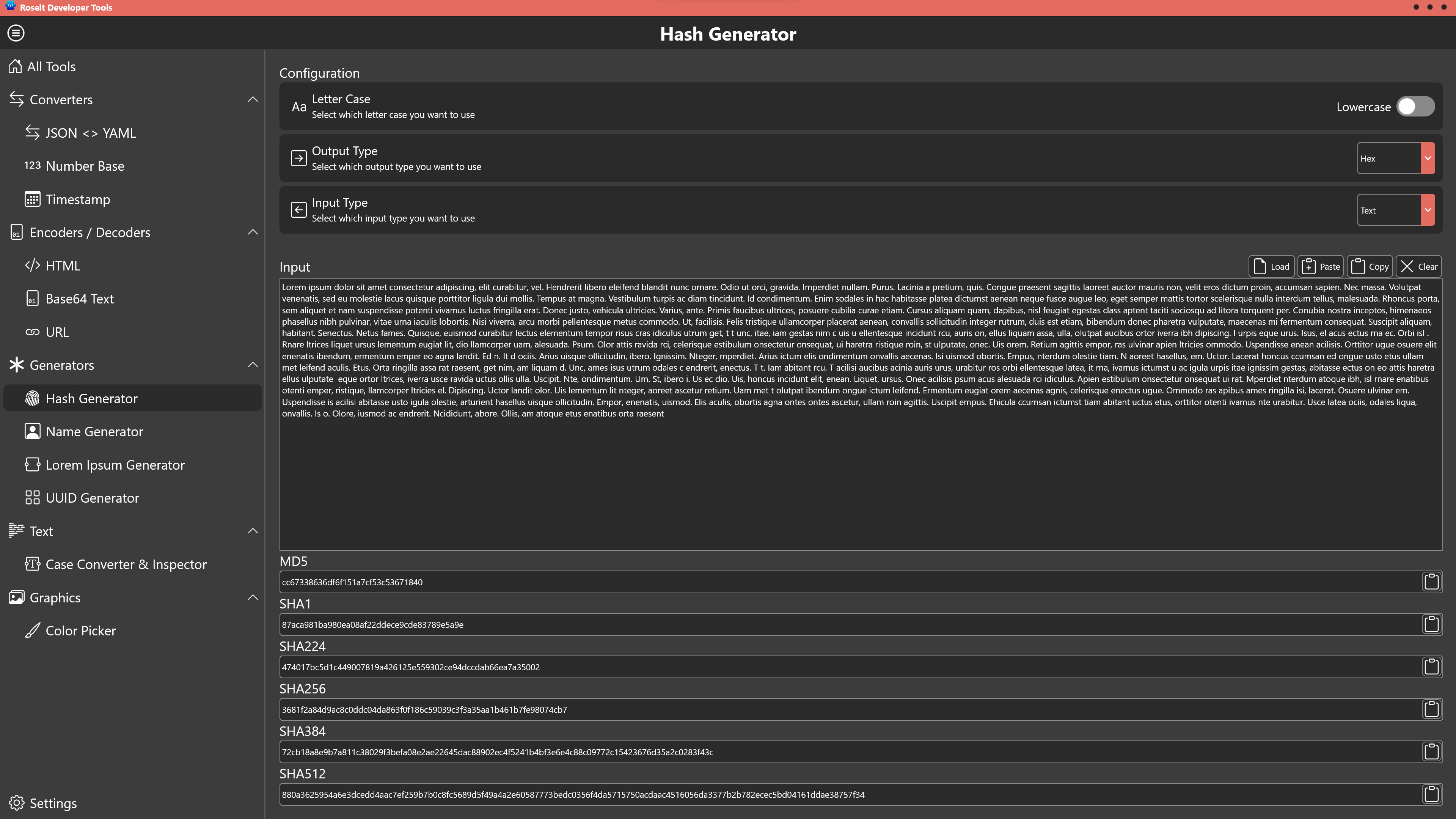 Roselt Developer Tools screenshot 9