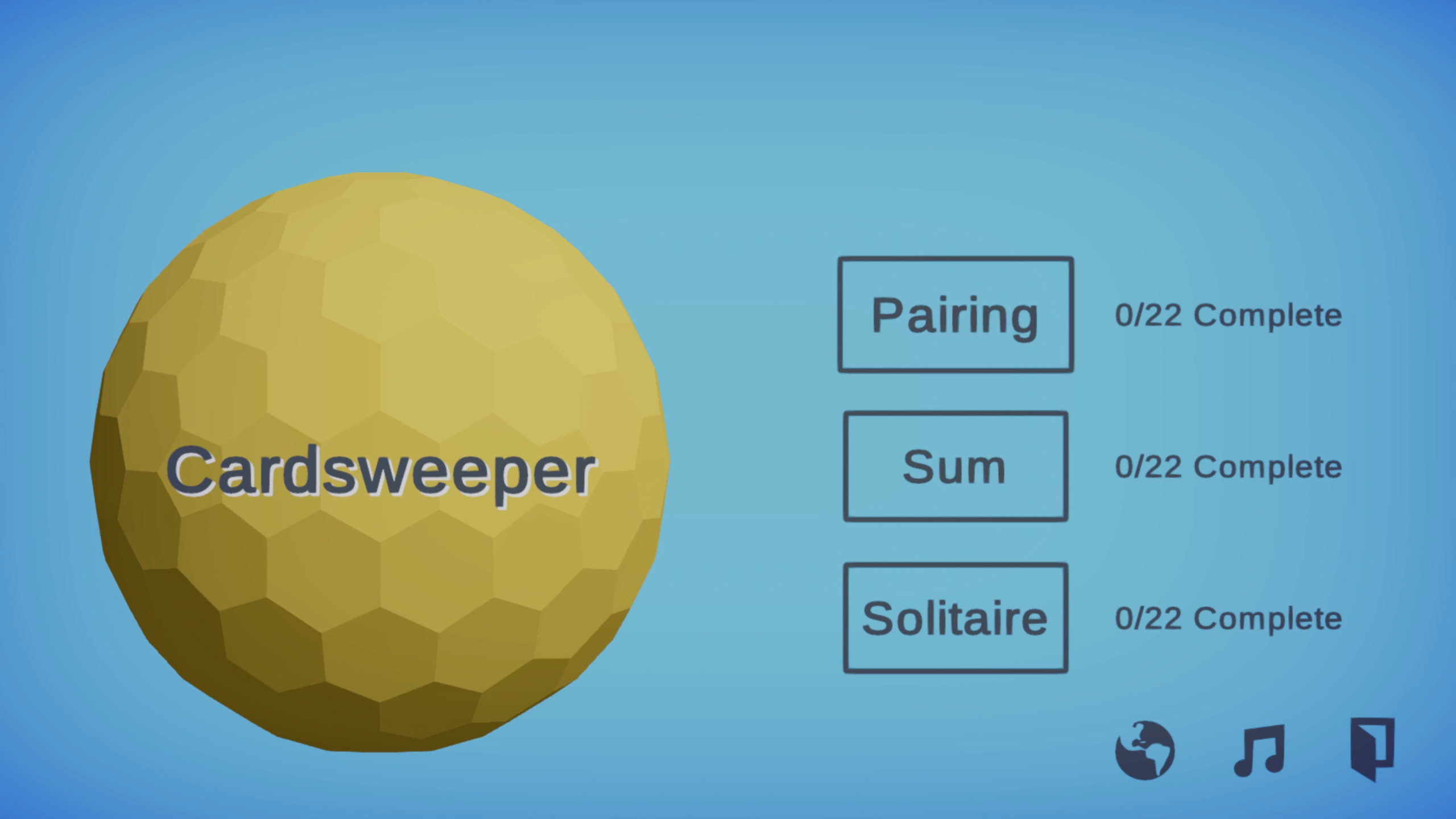 Cardsweeper screenshot 1