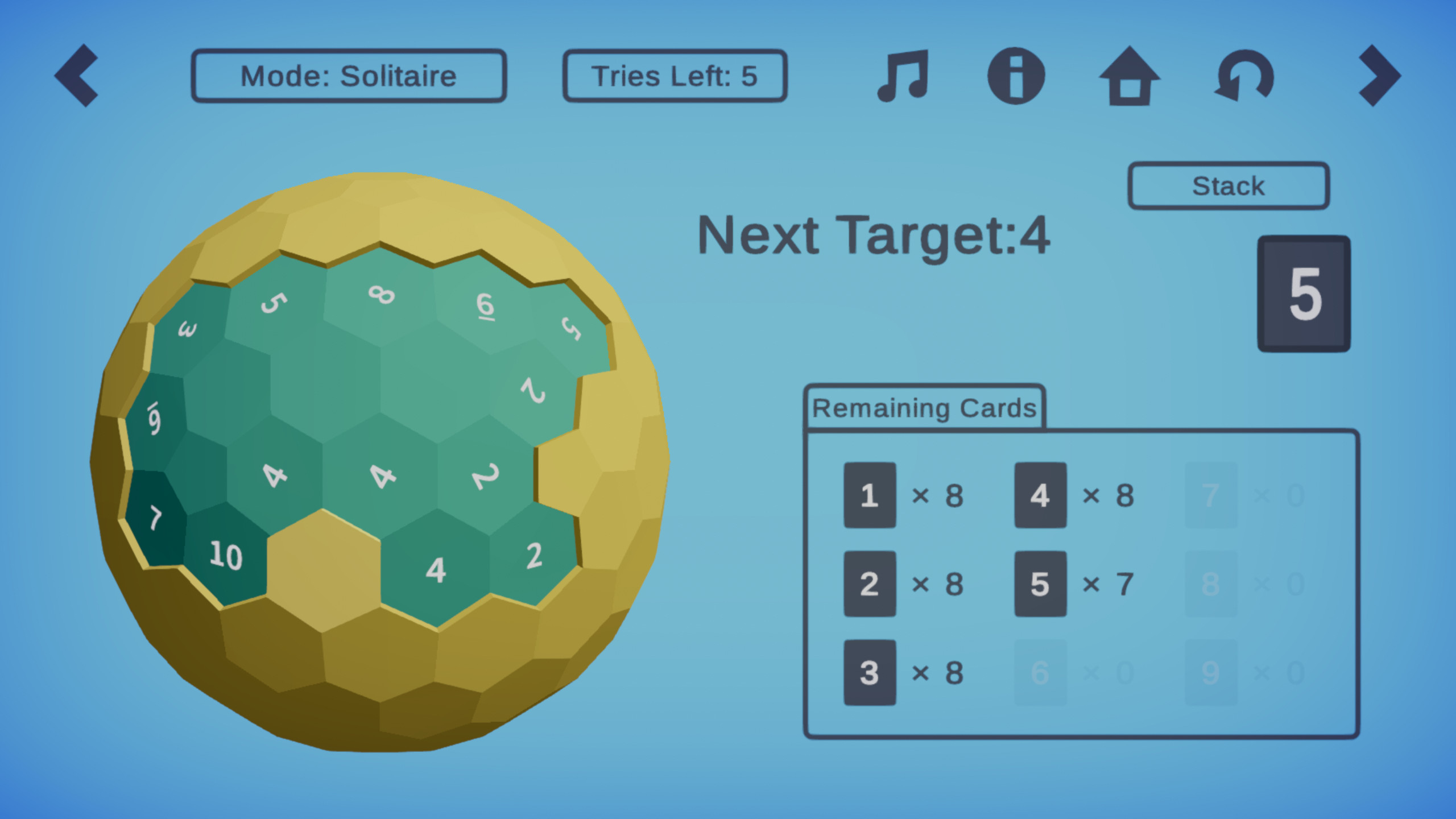 Cardsweeper screenshot 7