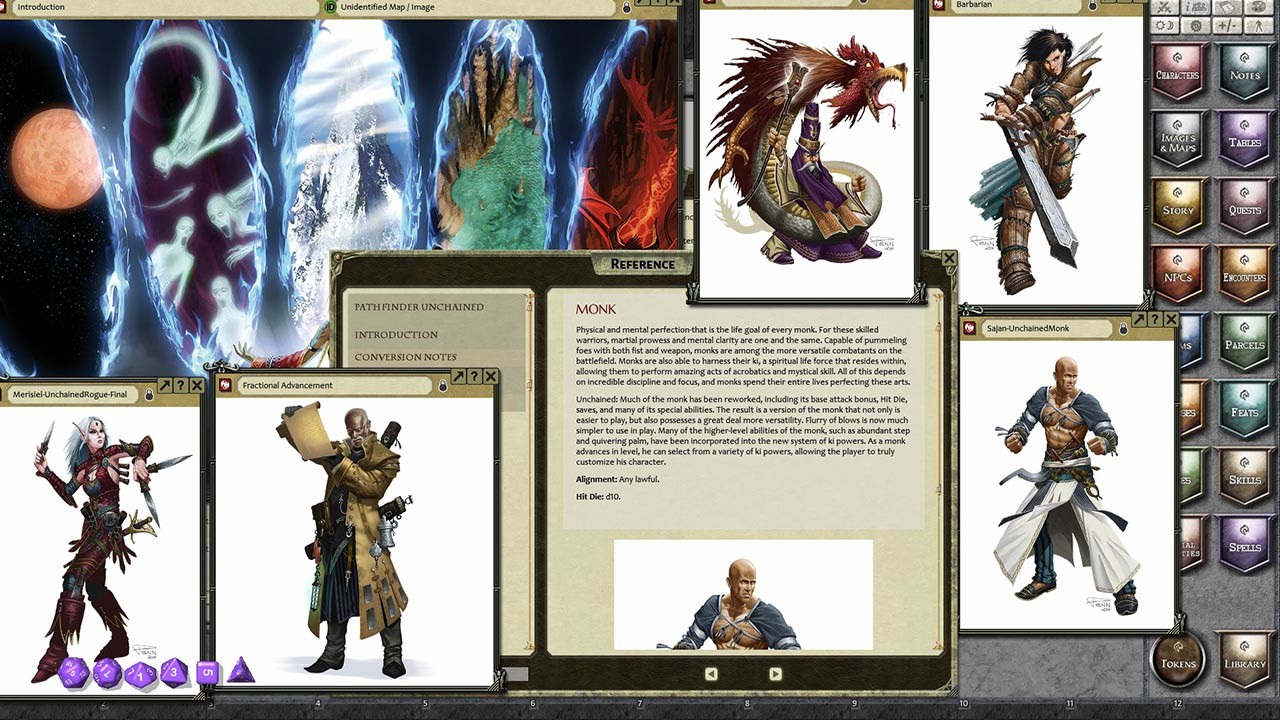 Fantasy Grounds - Pathfinder RPG - Unchained screenshot 1