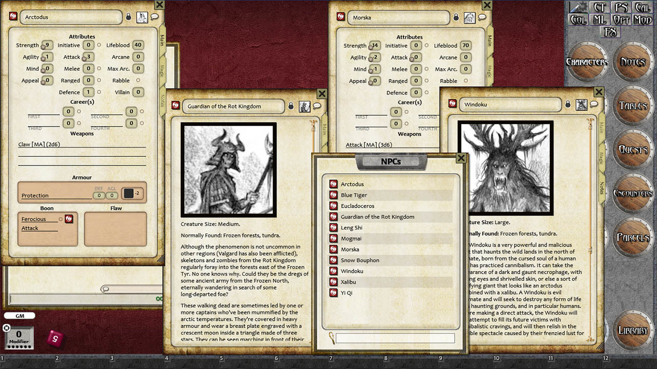 Fantasy Grounds - Lemurian Chronicles screenshot 2