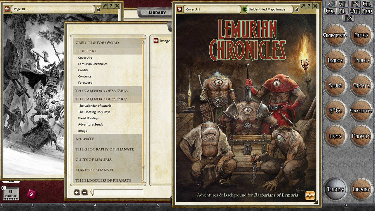 Fantasy Grounds - Lemurian Chronicles screenshot 1