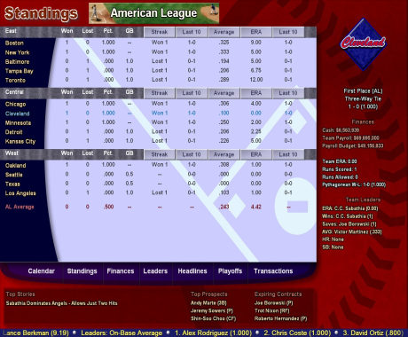 Baseball Mogul 2008 screenshot 3