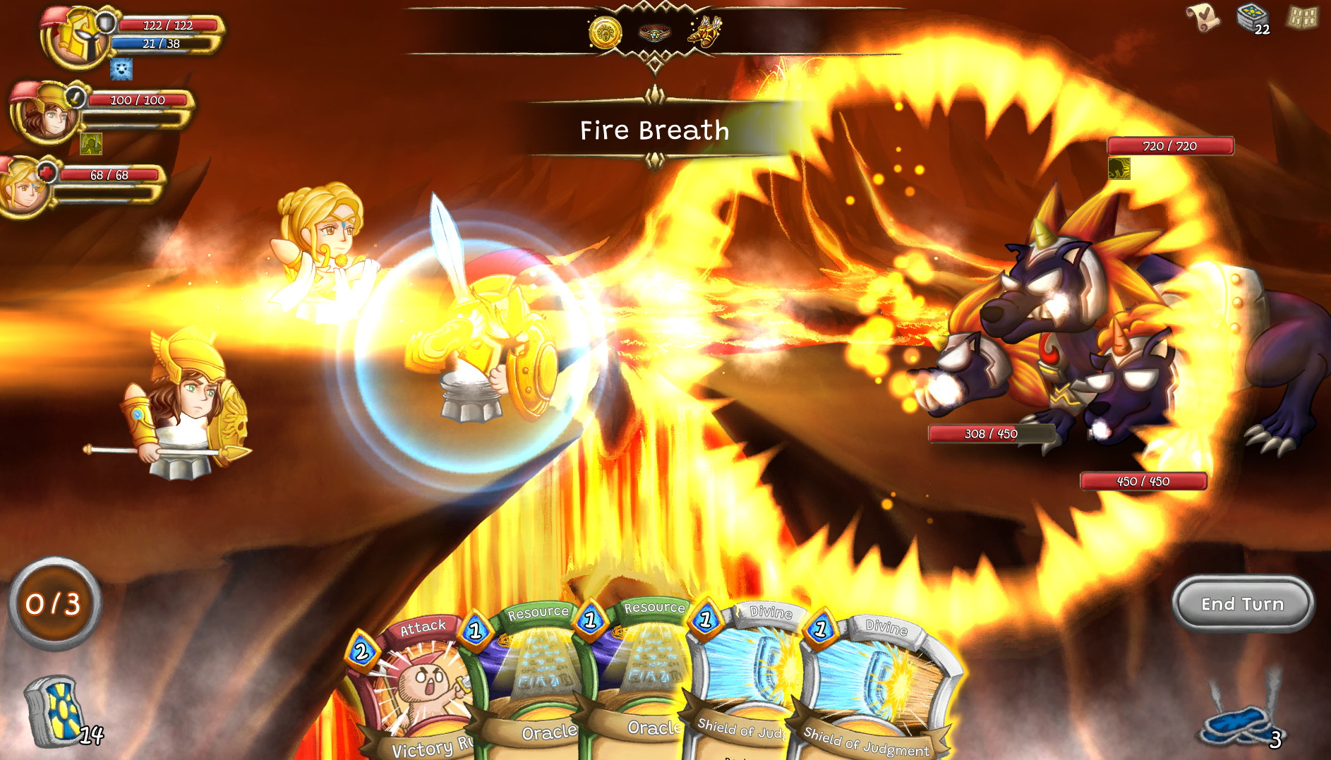 Cardnarok: Raid with Gods screenshot 1
