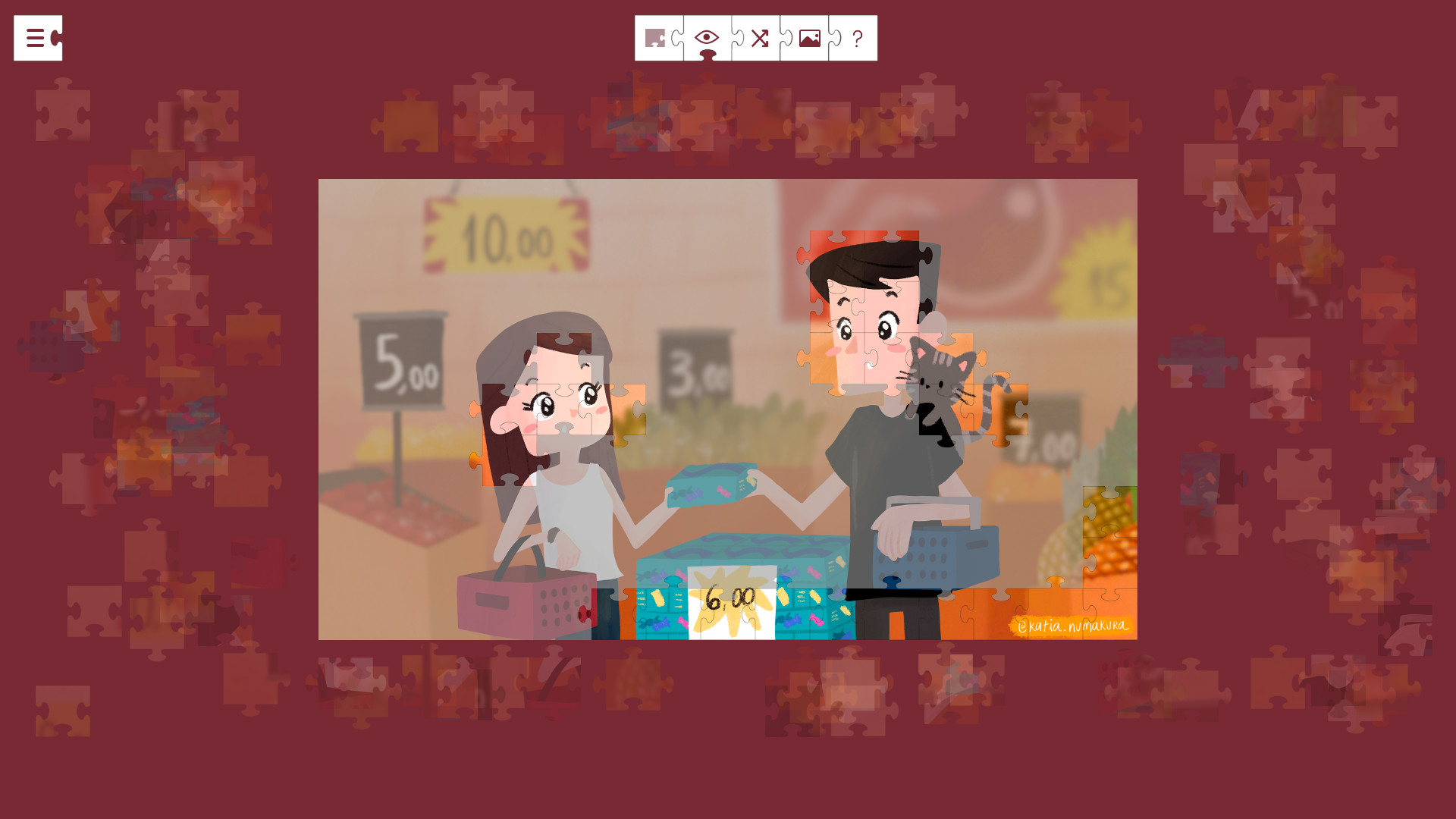 How Buddy’s parents met - jigsaw puzzle screenshot 6