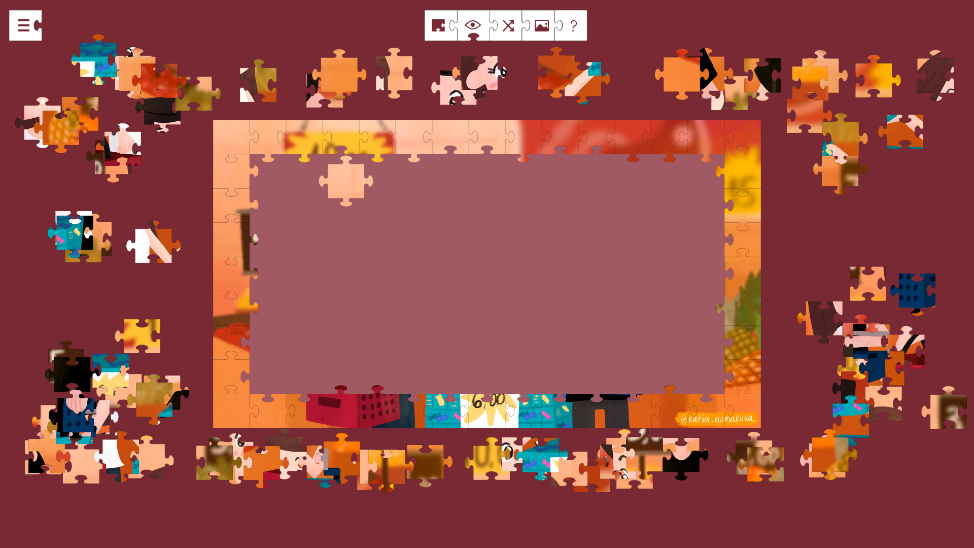 How Buddy’s parents met - jigsaw puzzle screenshot 9