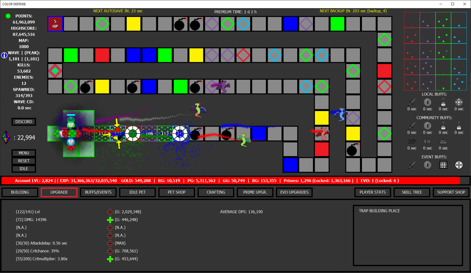 COLOR DEFENSE - SUPER ATTACK PET screenshot 1
