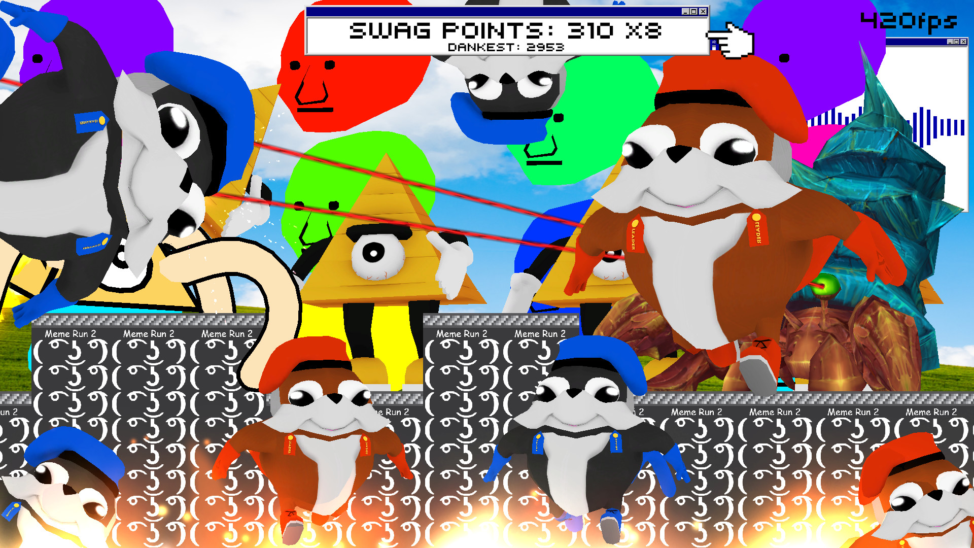 Meme Run 2 screenshot 1