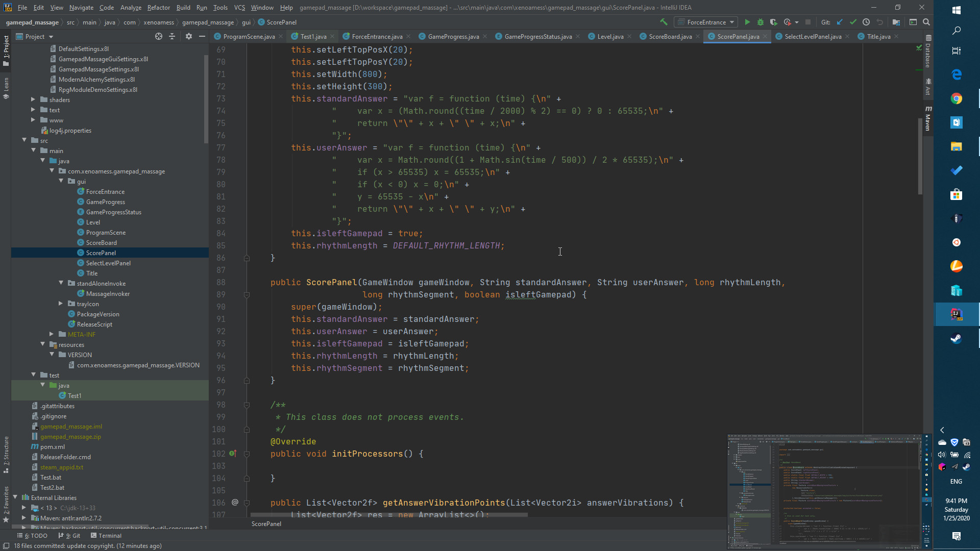 Gamepad Massage - source code screenshot 5