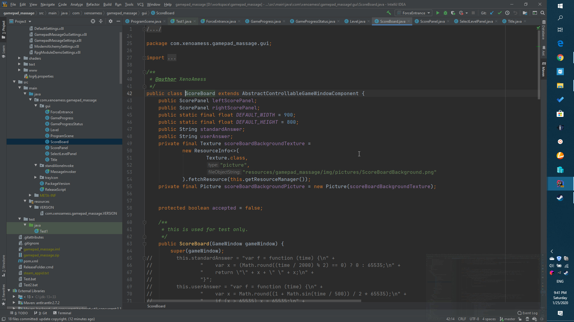 Gamepad Massage - source code screenshot 4