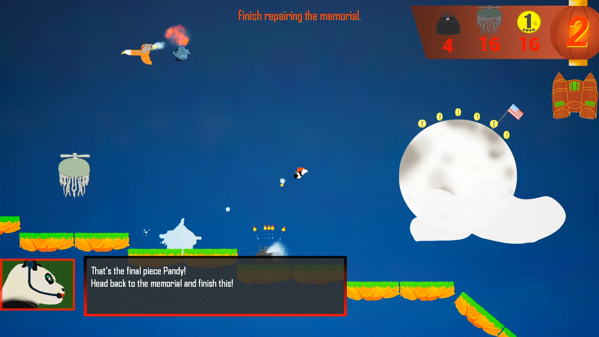 Rocket Panda Panic screenshot 13