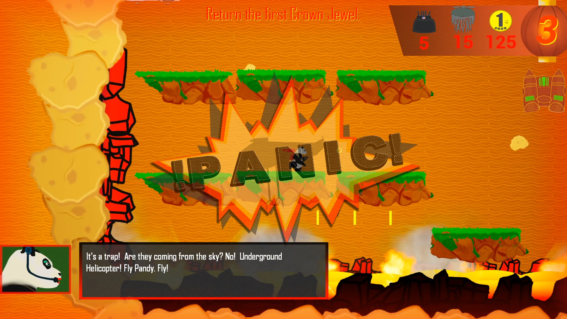 Rocket Panda Panic screenshot 4