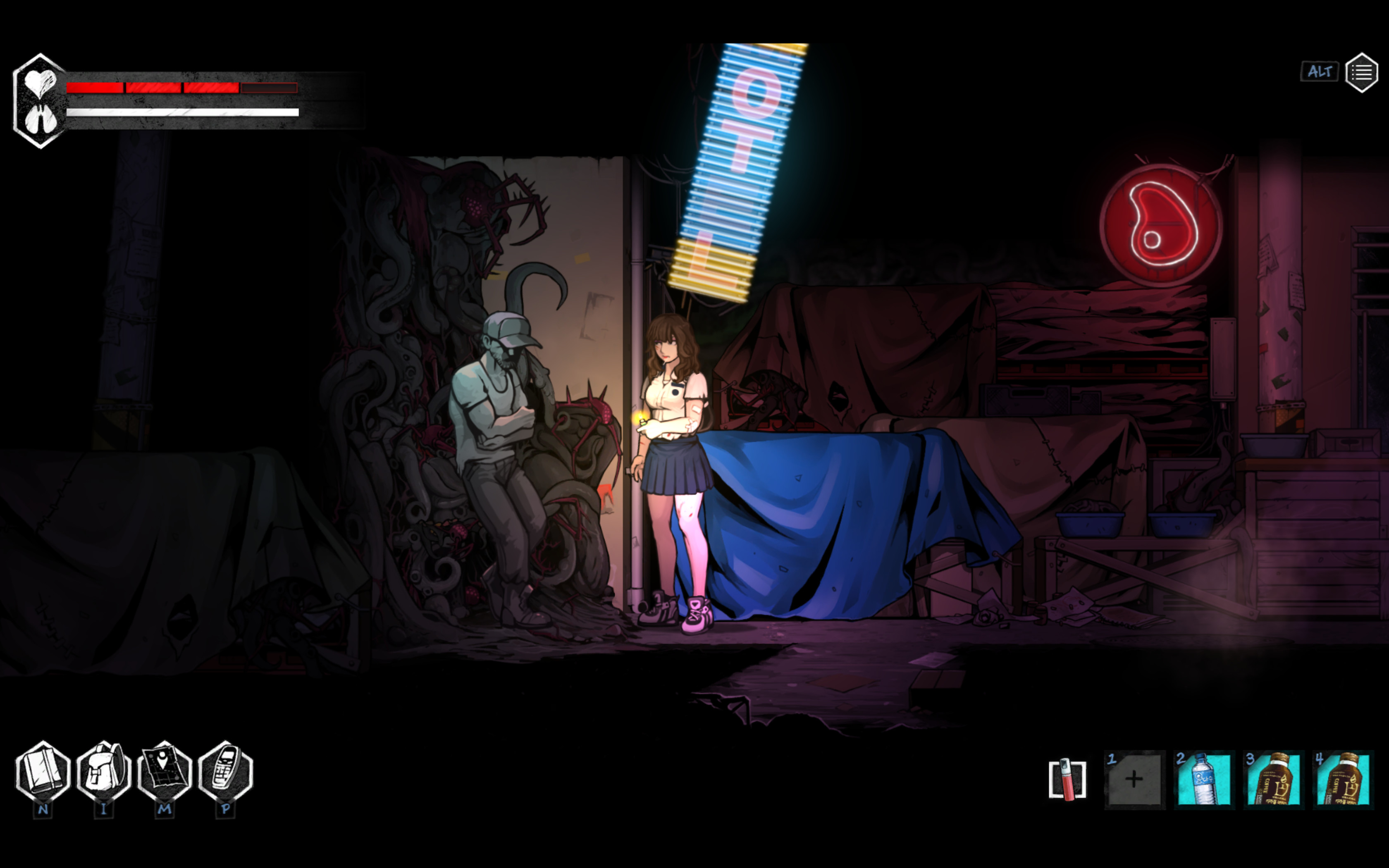 The Coma 2: Vicious Sisters DLC - Mina - School Bully Skin screenshot 2