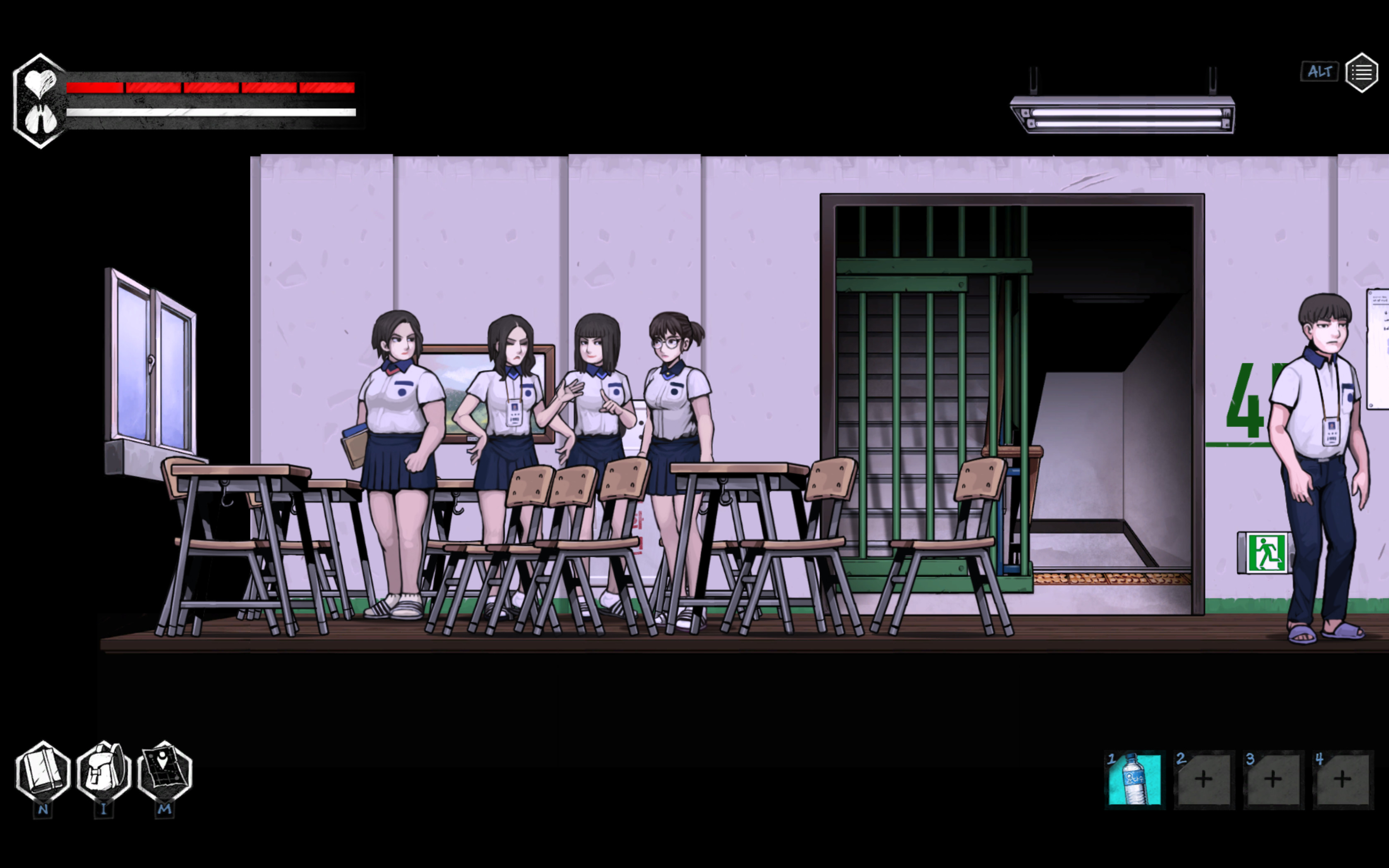 The Coma 2: Vicious Sisters DLC - Mina - Model Student Skin screenshot 1