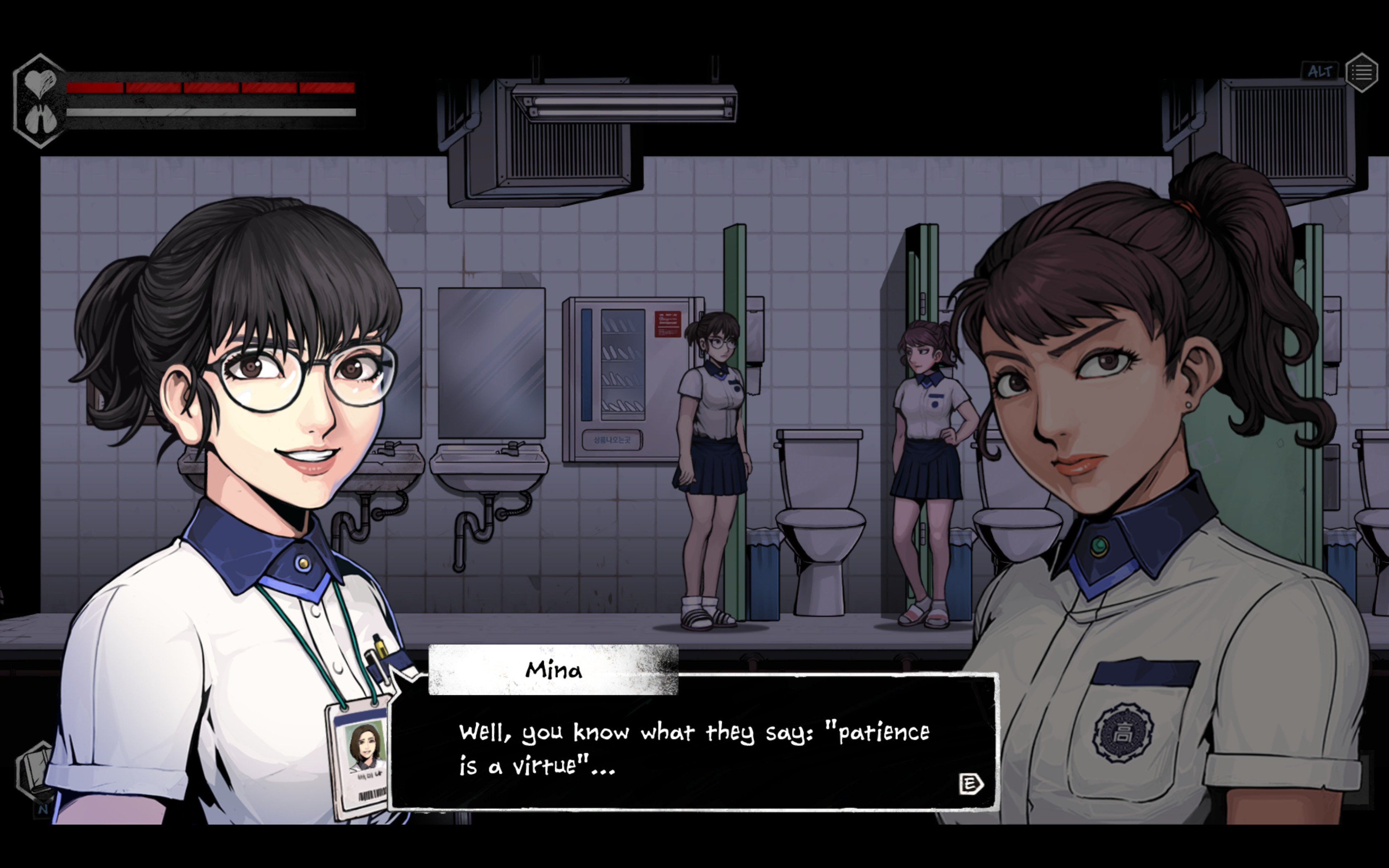The Coma 2: Vicious Sisters DLC - Mina - Model Student Skin screenshot 2