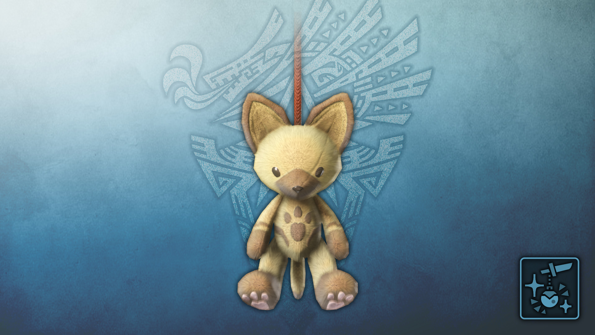 Monster Hunter World: Iceborne - Pendant: Stuffed Felyne Teddy screenshot 1