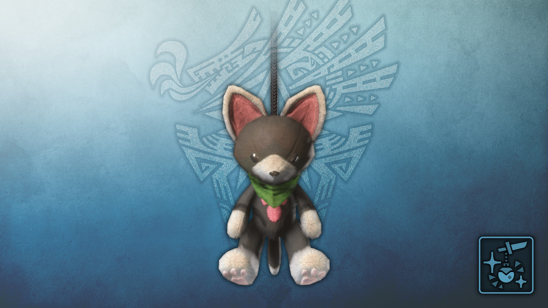 Monster Hunter World: Iceborne - Pendant: Stuffed Melynx Teddy screenshot 1