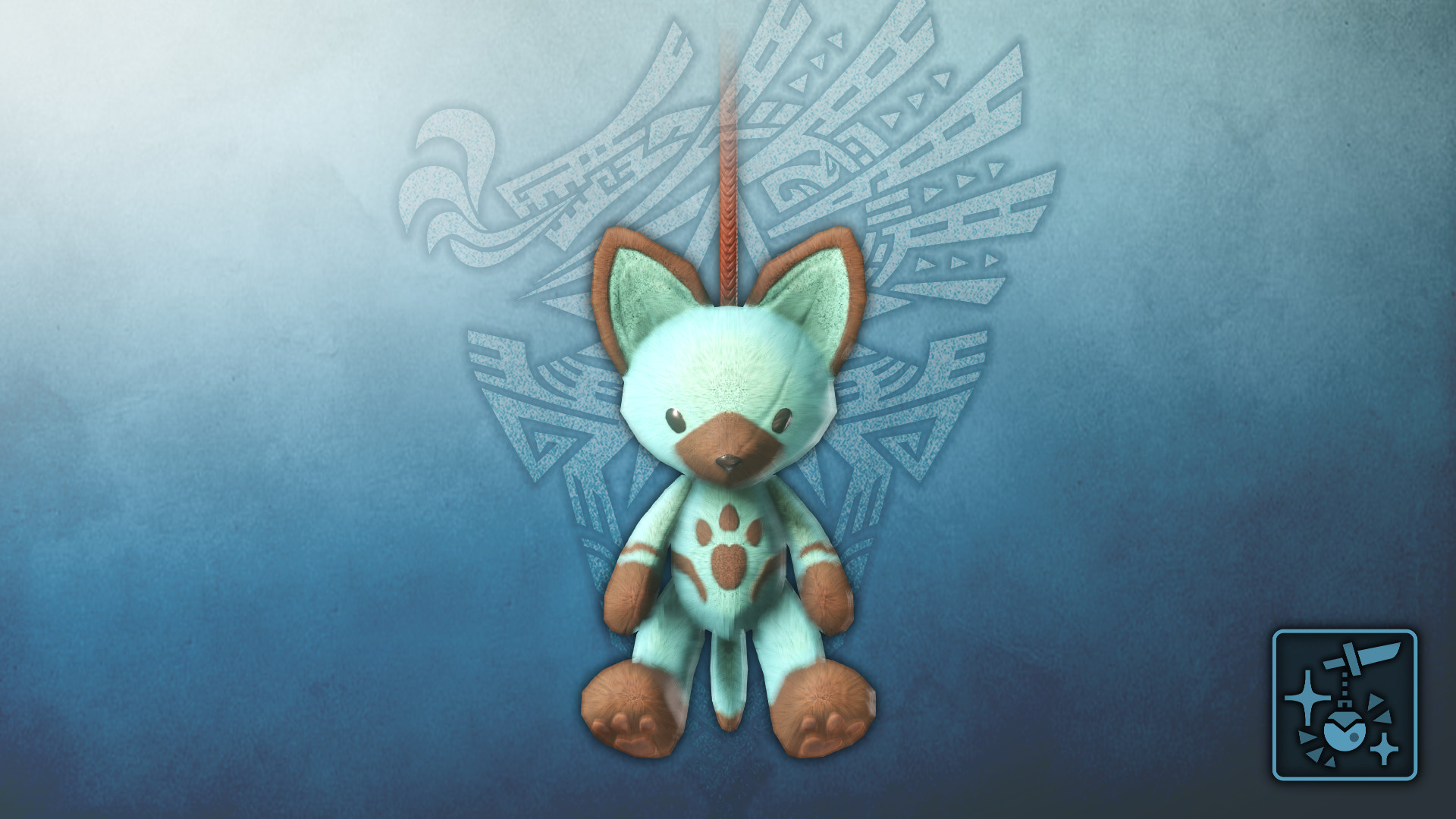 Monster Hunter World: Iceborne - Pendant: Mint Felyne Teddy screenshot 1