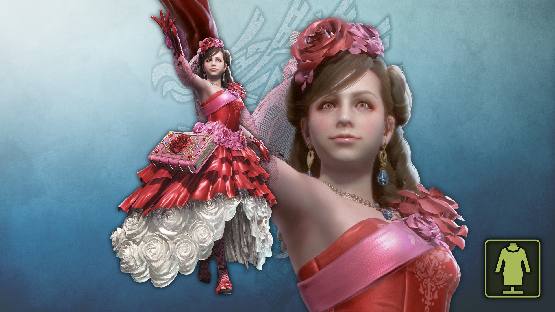 Monster Hunter: World - The Handler's Rose Vestido screenshot 1