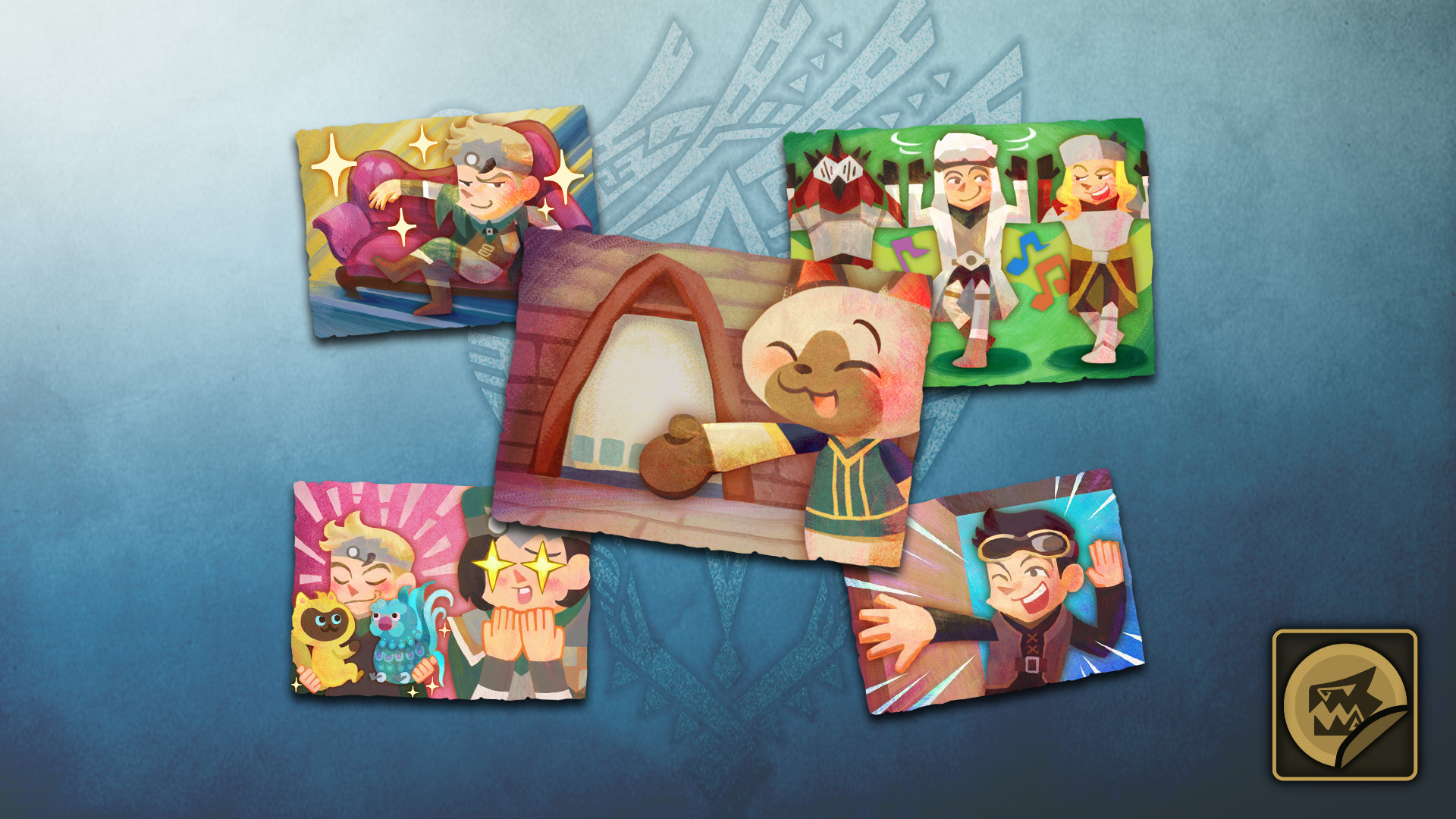 Monster Hunter: World - Sticker Set: Friendly Greetings Set screenshot 1