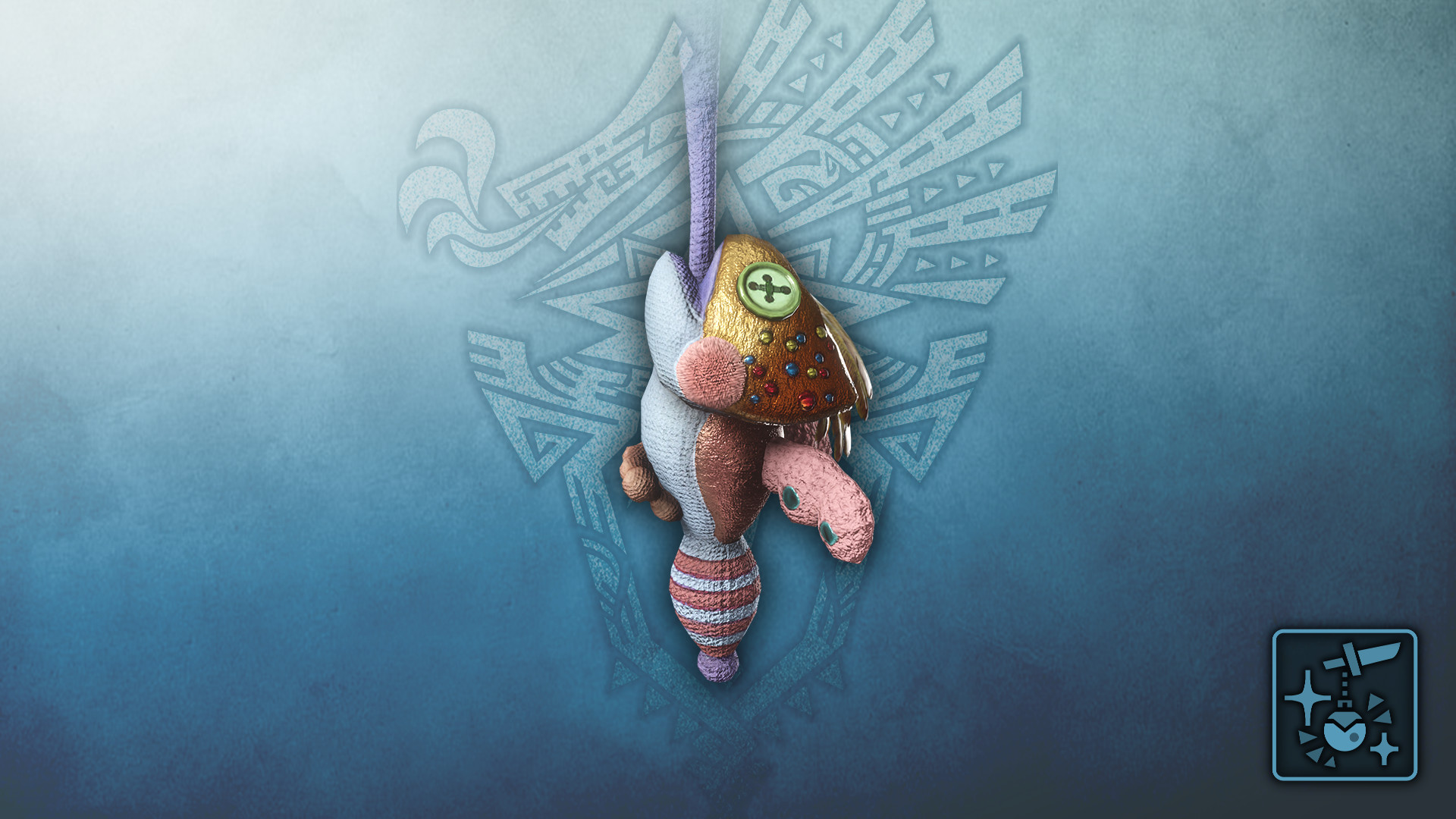 Monster Hunter World: Iceborne - Pendant: Coral Pukei Strap screenshot 1