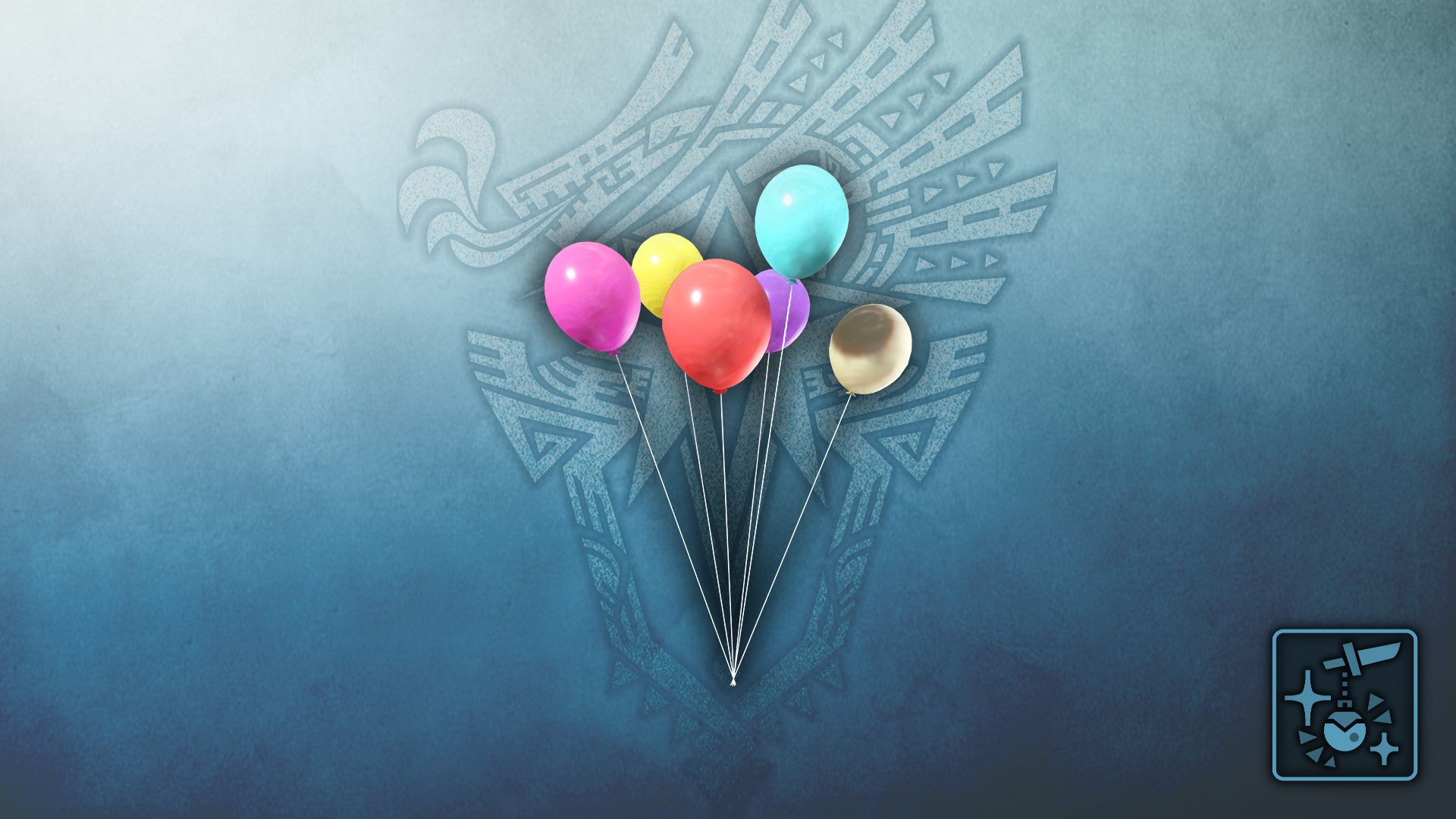 Monster Hunter World: Iceborne - Pendant: Rainbow Balloons screenshot 1