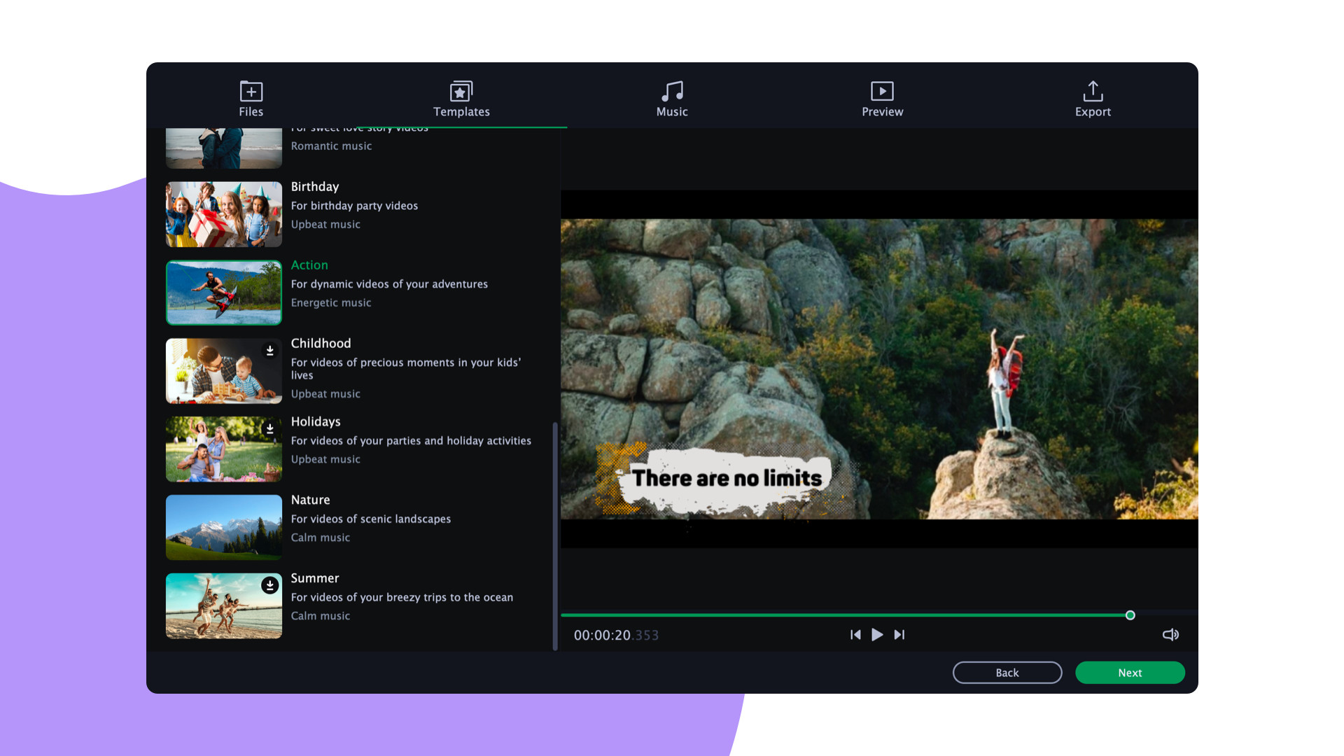 Movavi Slideshow Maker screenshot 2